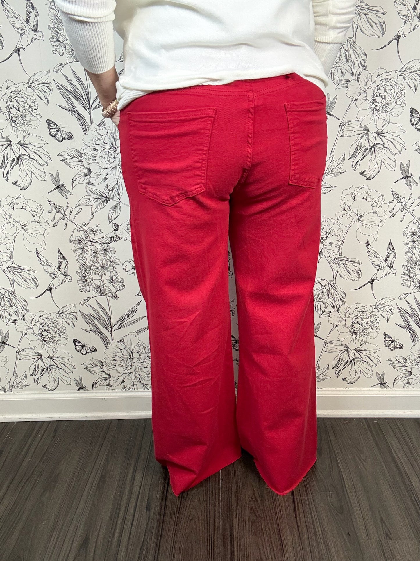 Meg Red High Rise - Best & Co. Boutique