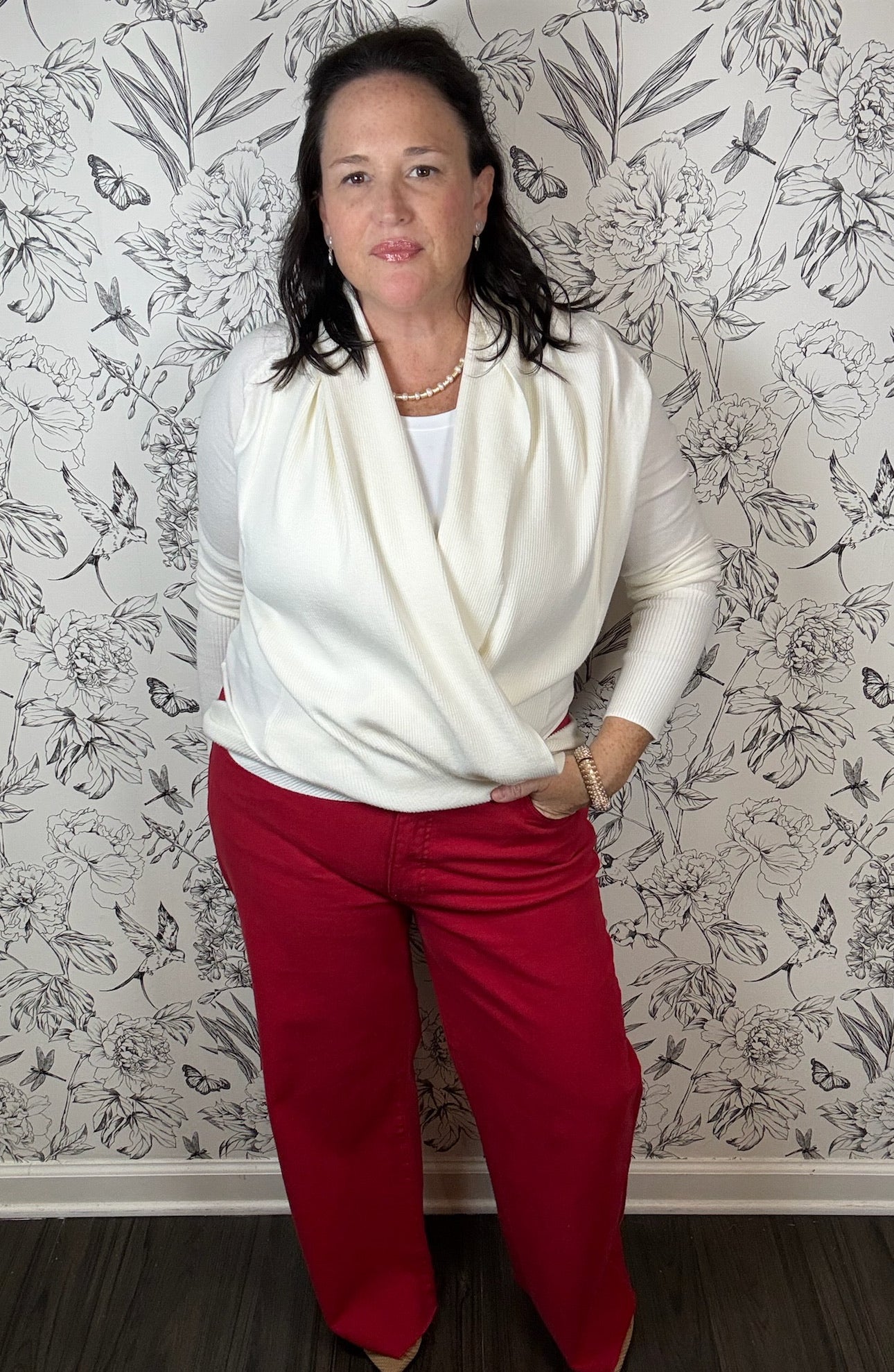 Ellie Criss-Cross Cardigan - Best & Co. Boutique