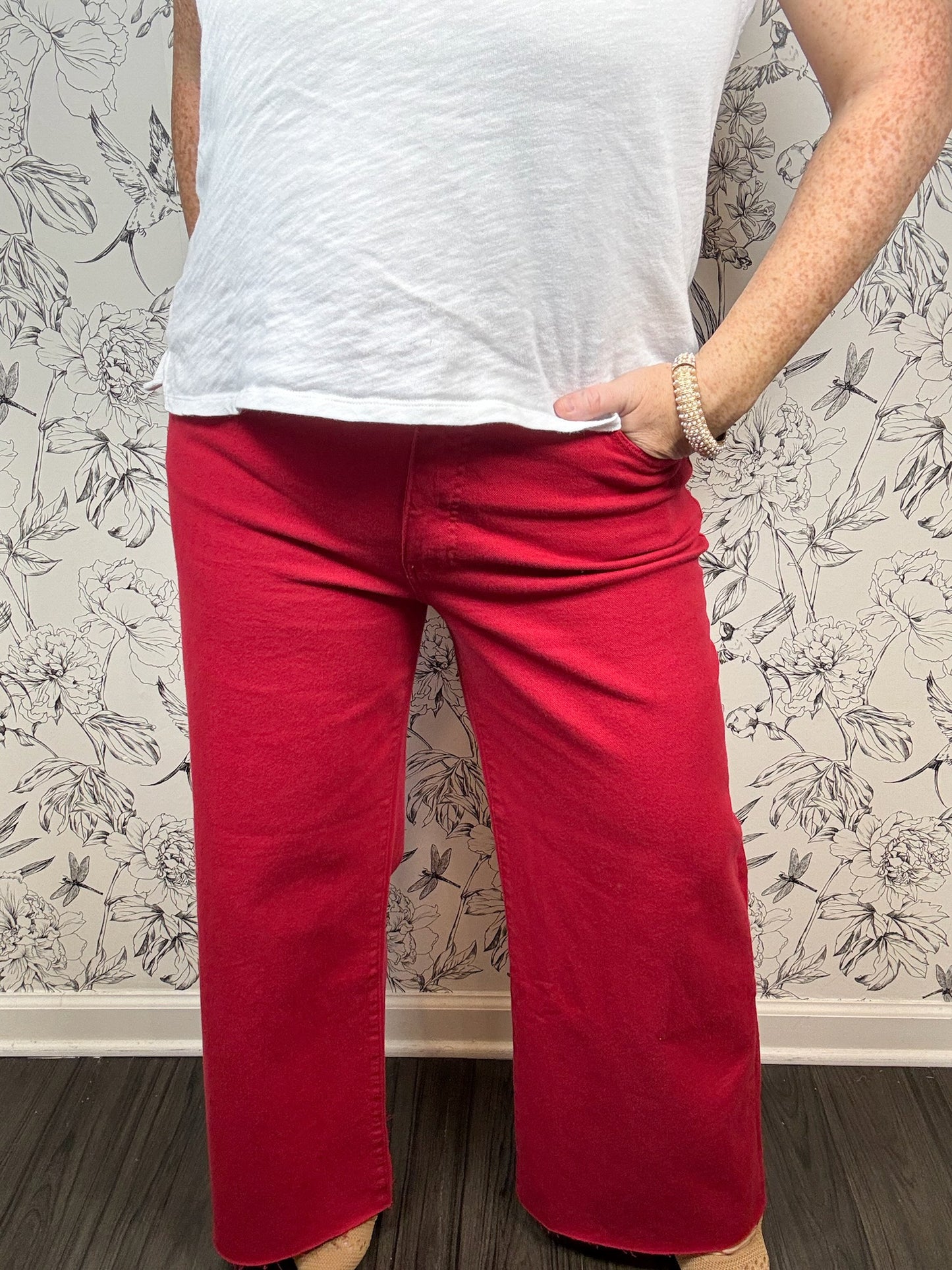 Meg Red High Rise - Best & Co. Boutique