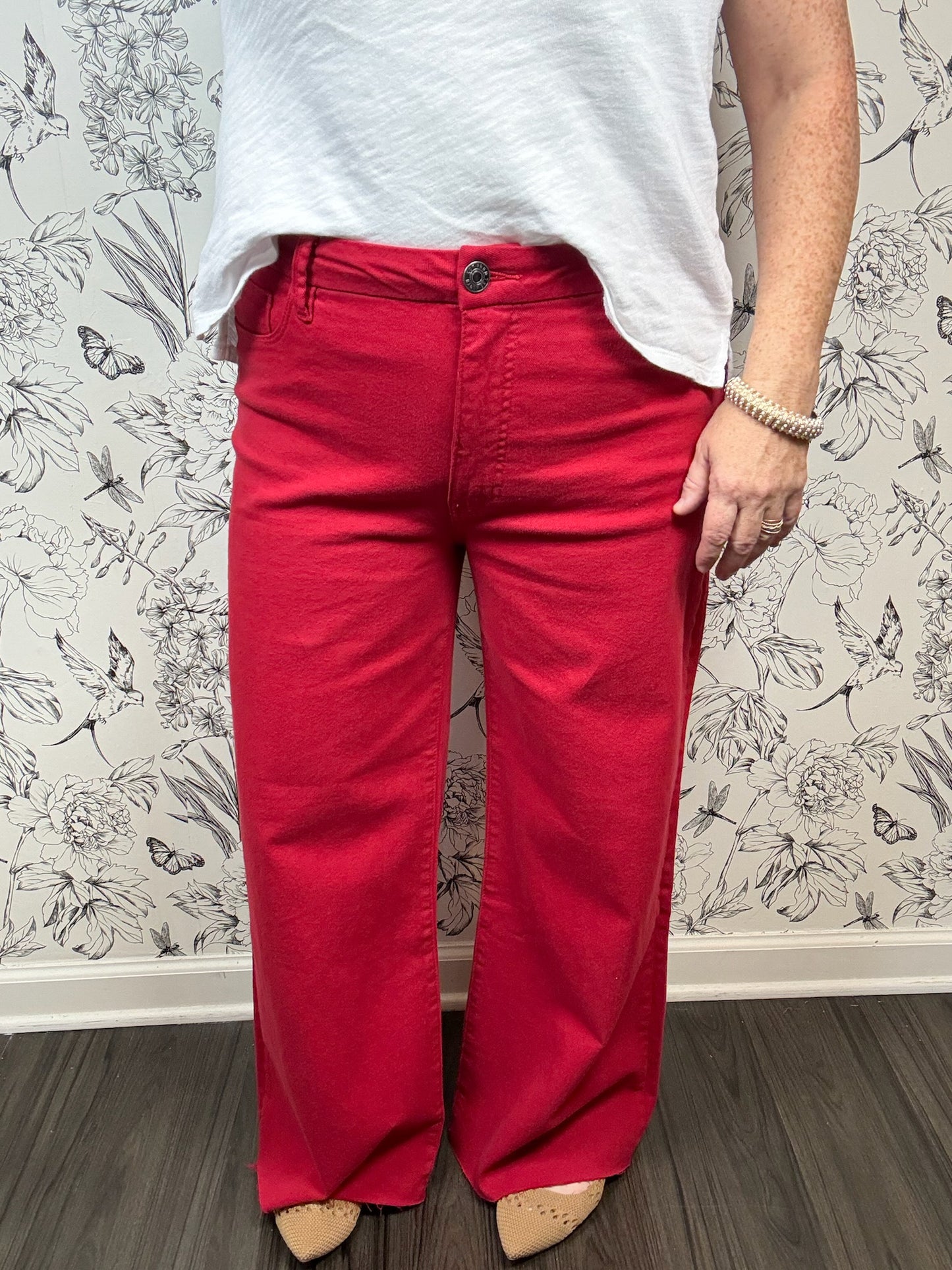 Meg Red High Rise - Best & Co. Boutique