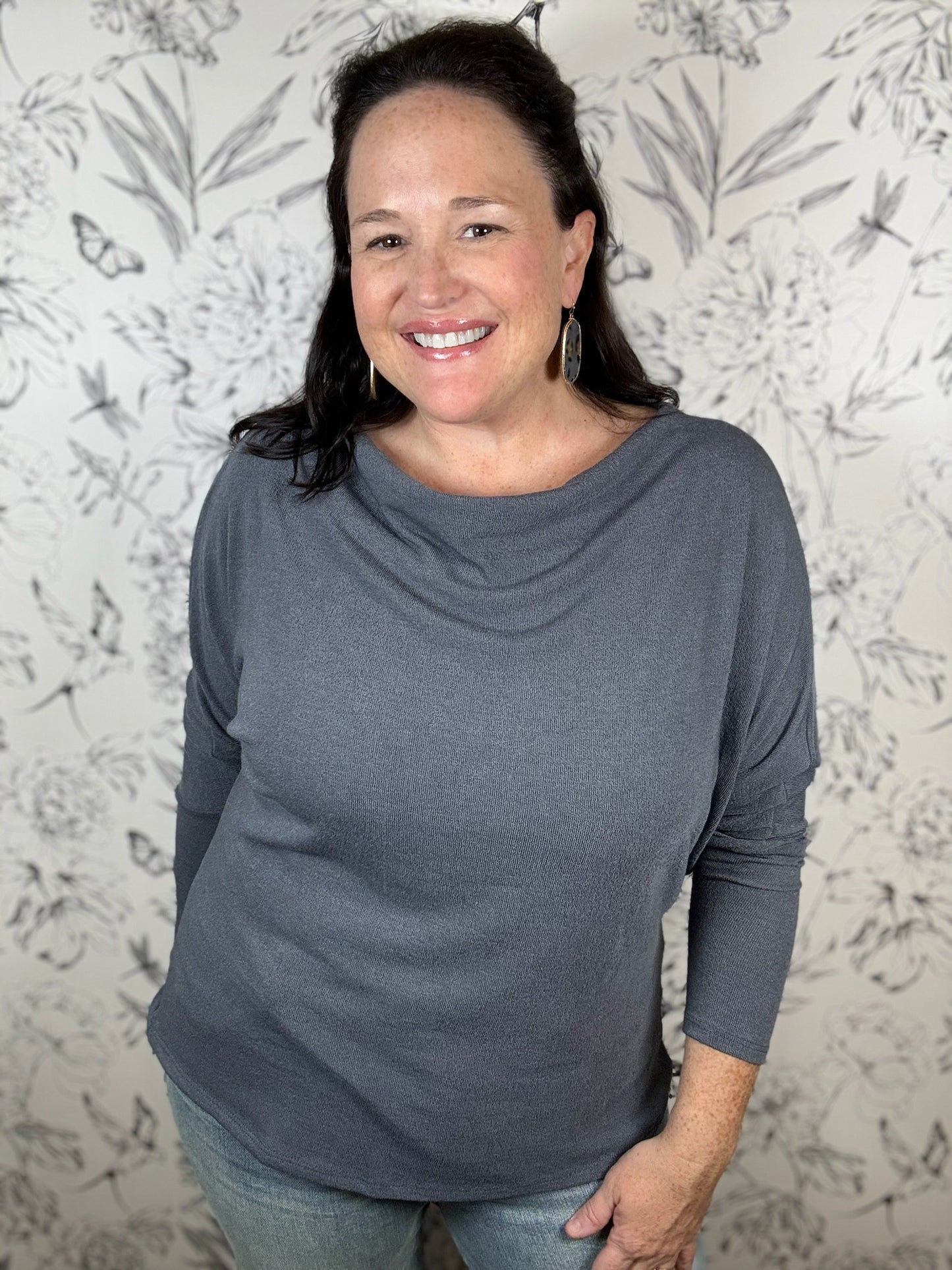grey anywhere sweater SIX/FIFTY