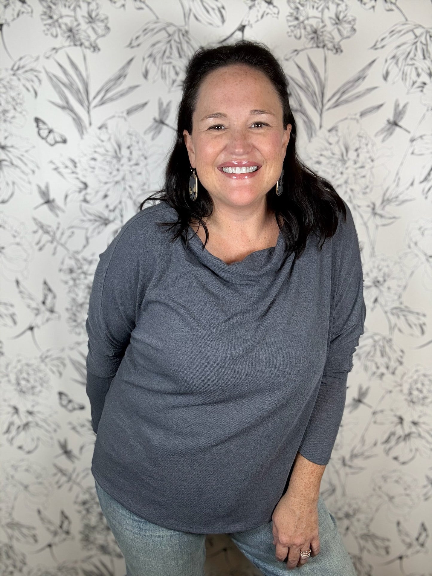 The Anywhere Top Grey - Best & Co. Boutique