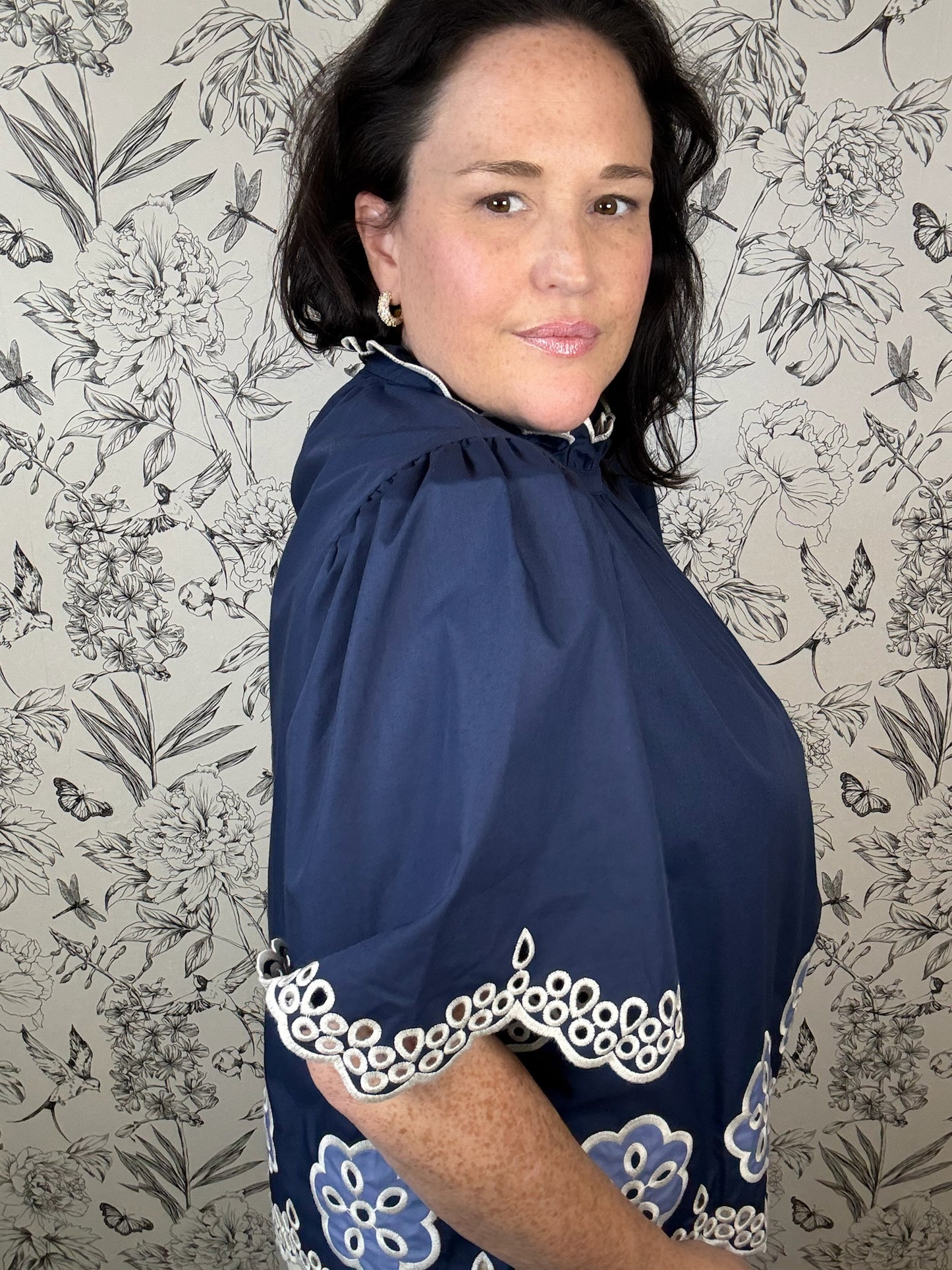 Midnight Trim Blouse