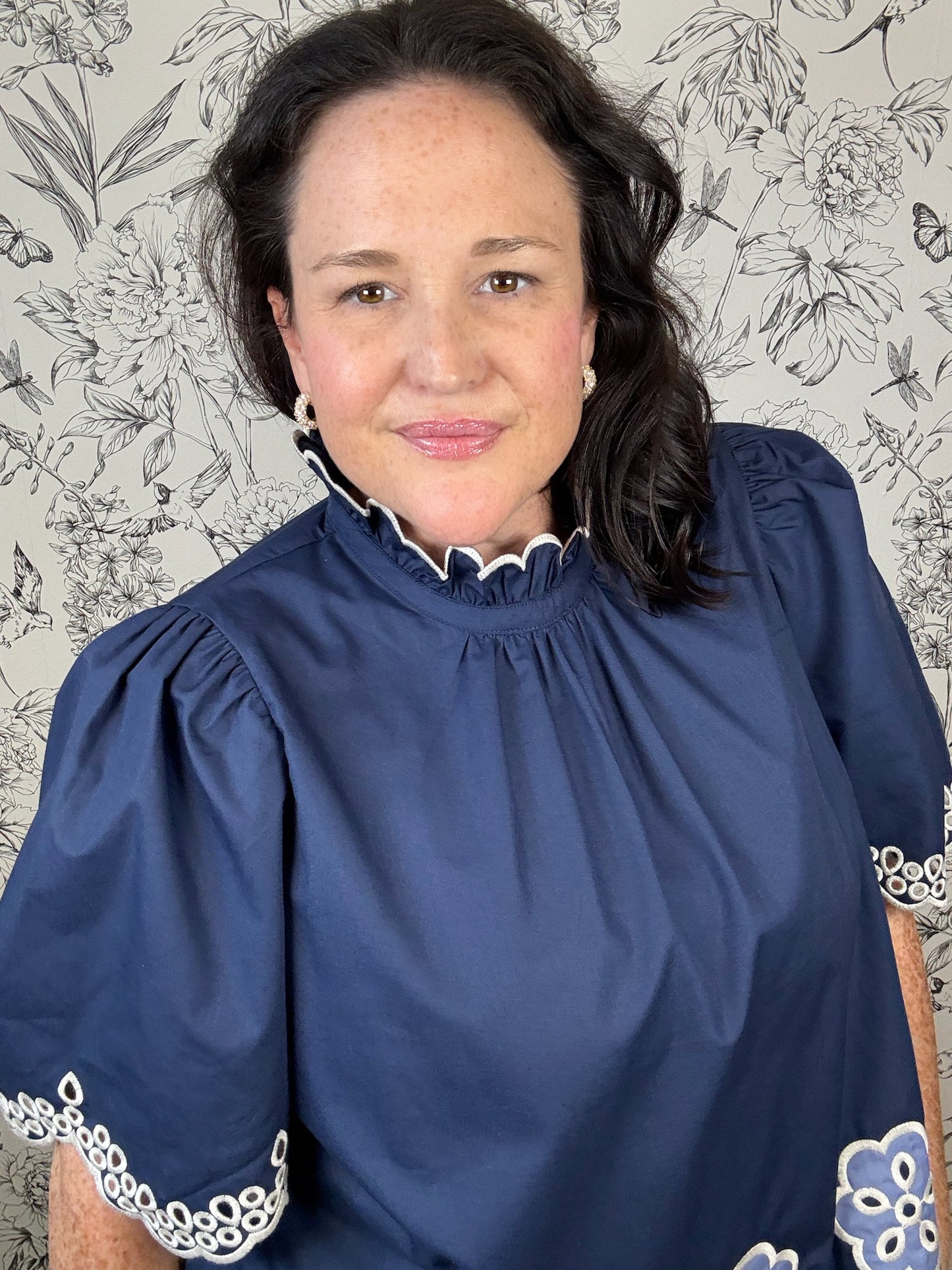 Midnight Trim Blouse