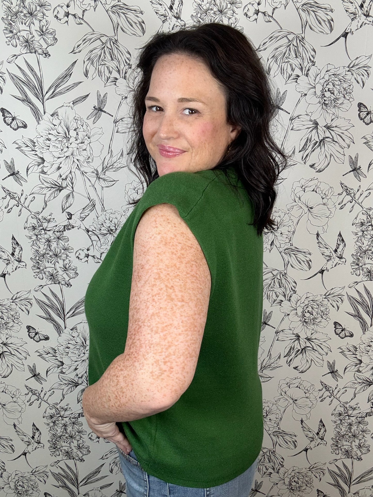 Evergreen Ease Knit Lightweight Sweater