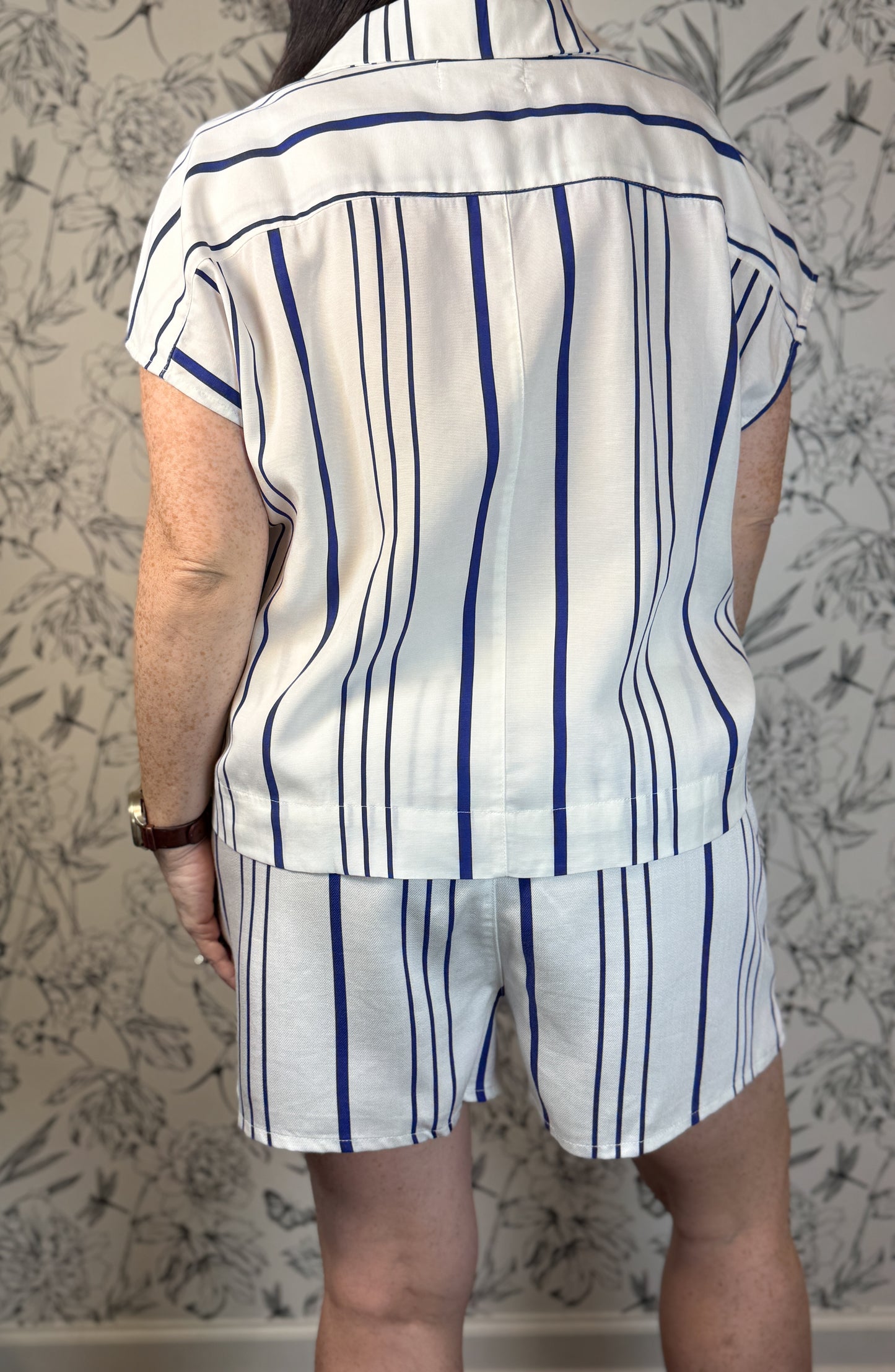Monoco Stripe Boxy Top