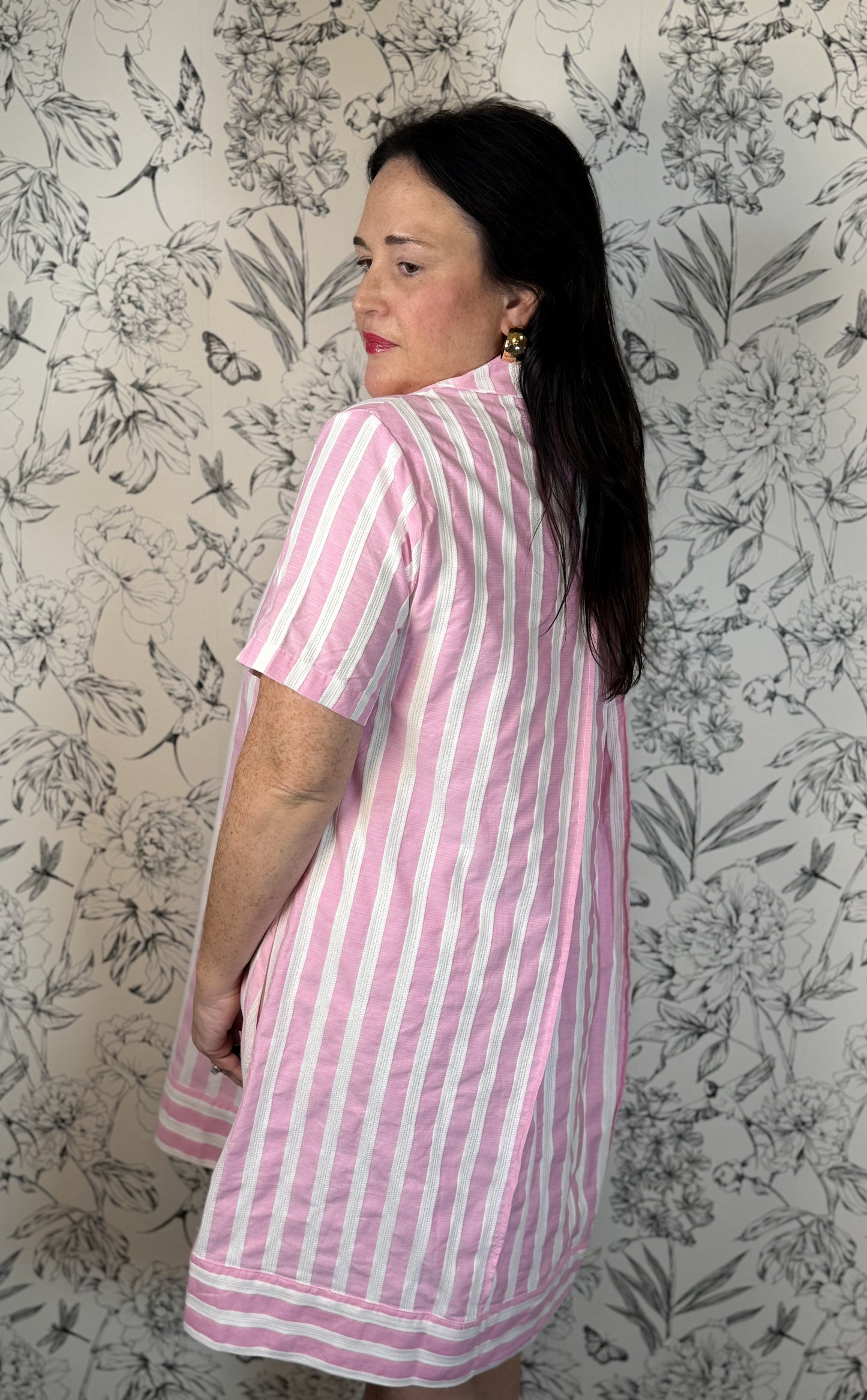 Pink Piper Stripe Mini