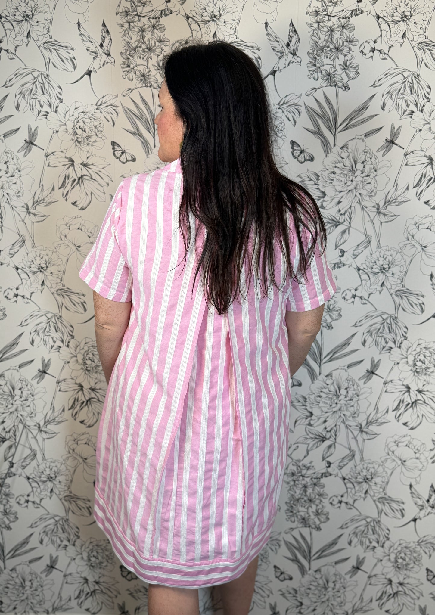 Pink Piper Stripe Mini