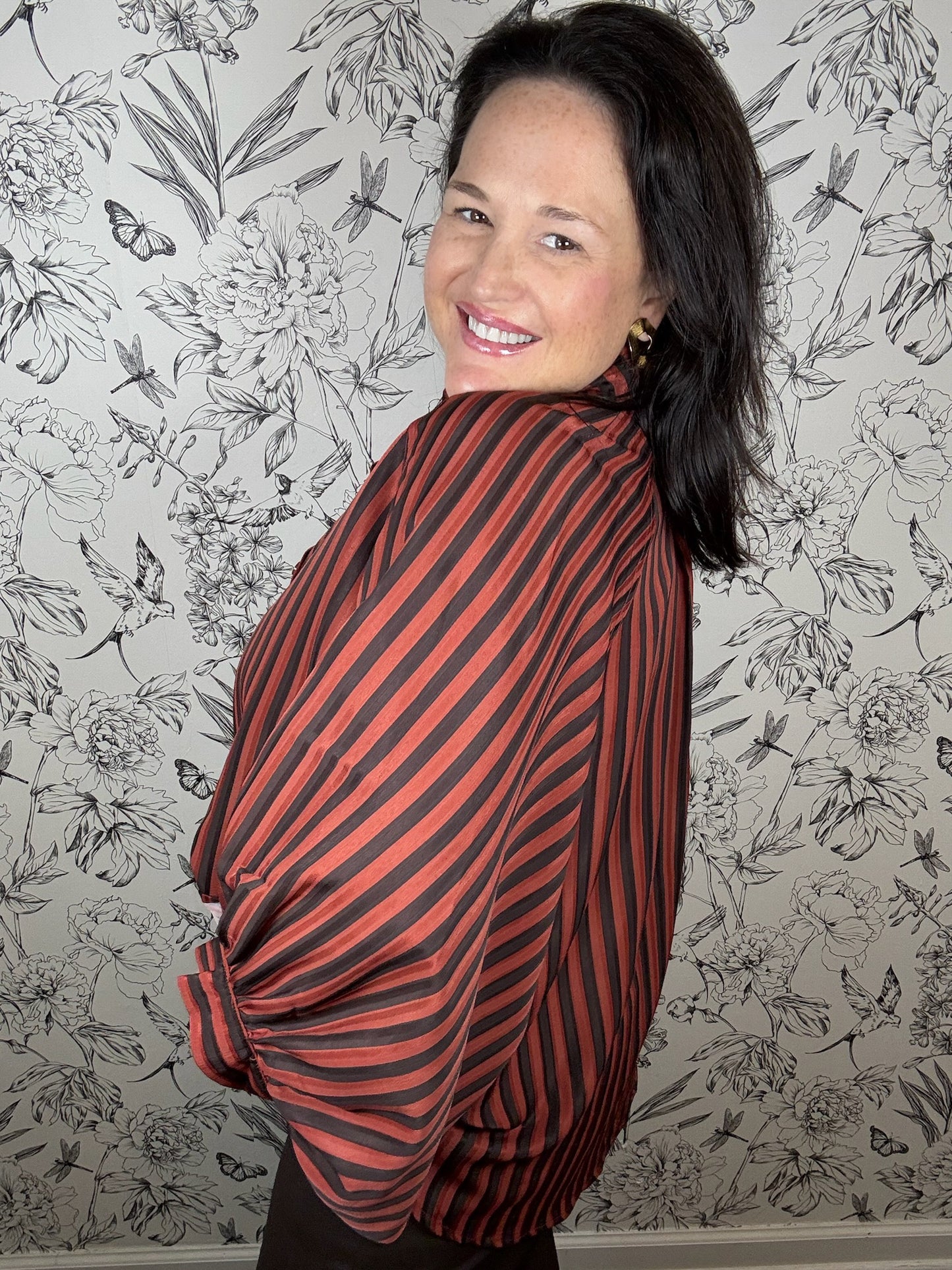 Autumn Stripes Blouse