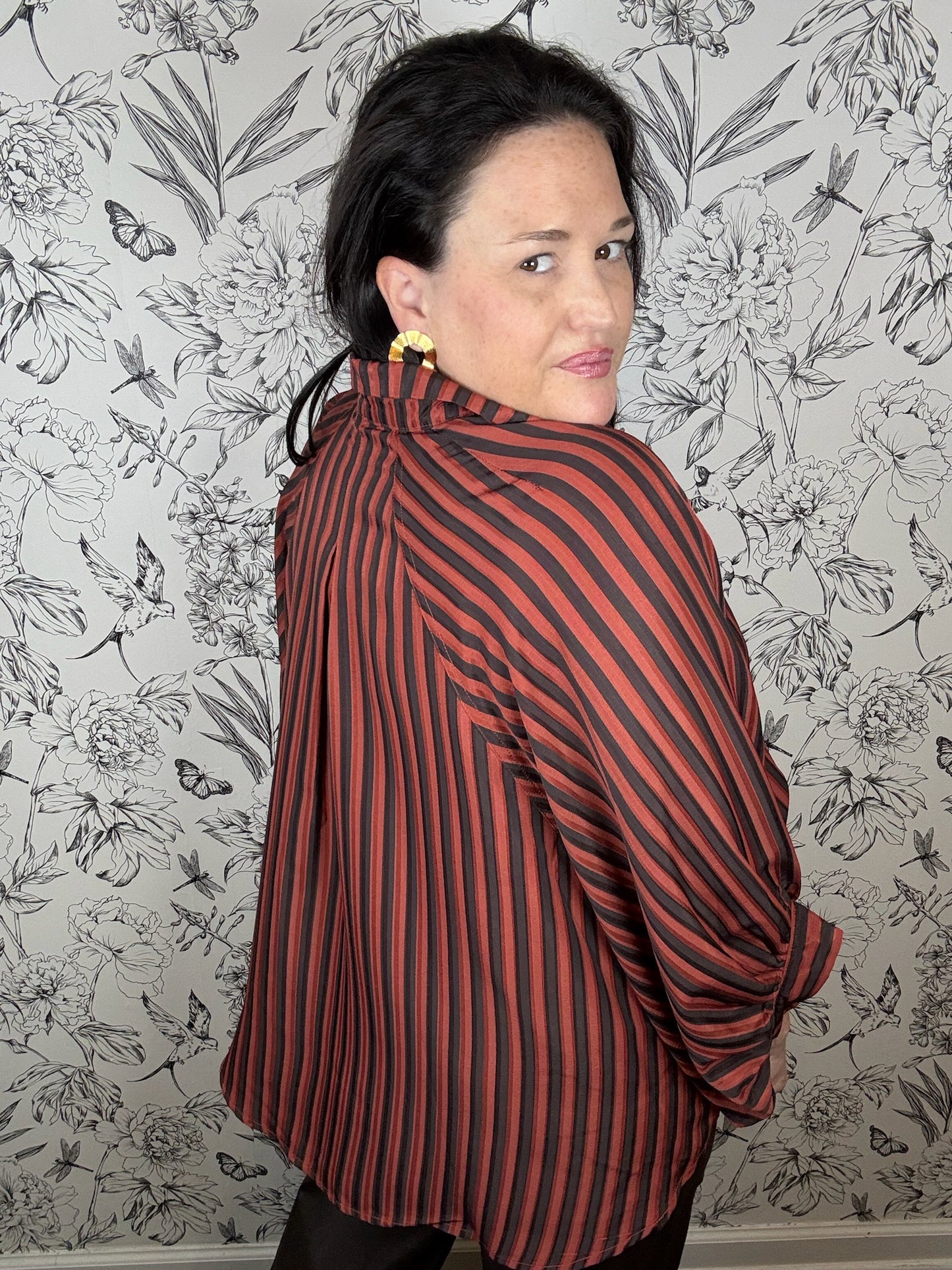 Autumn Stripes Blouse