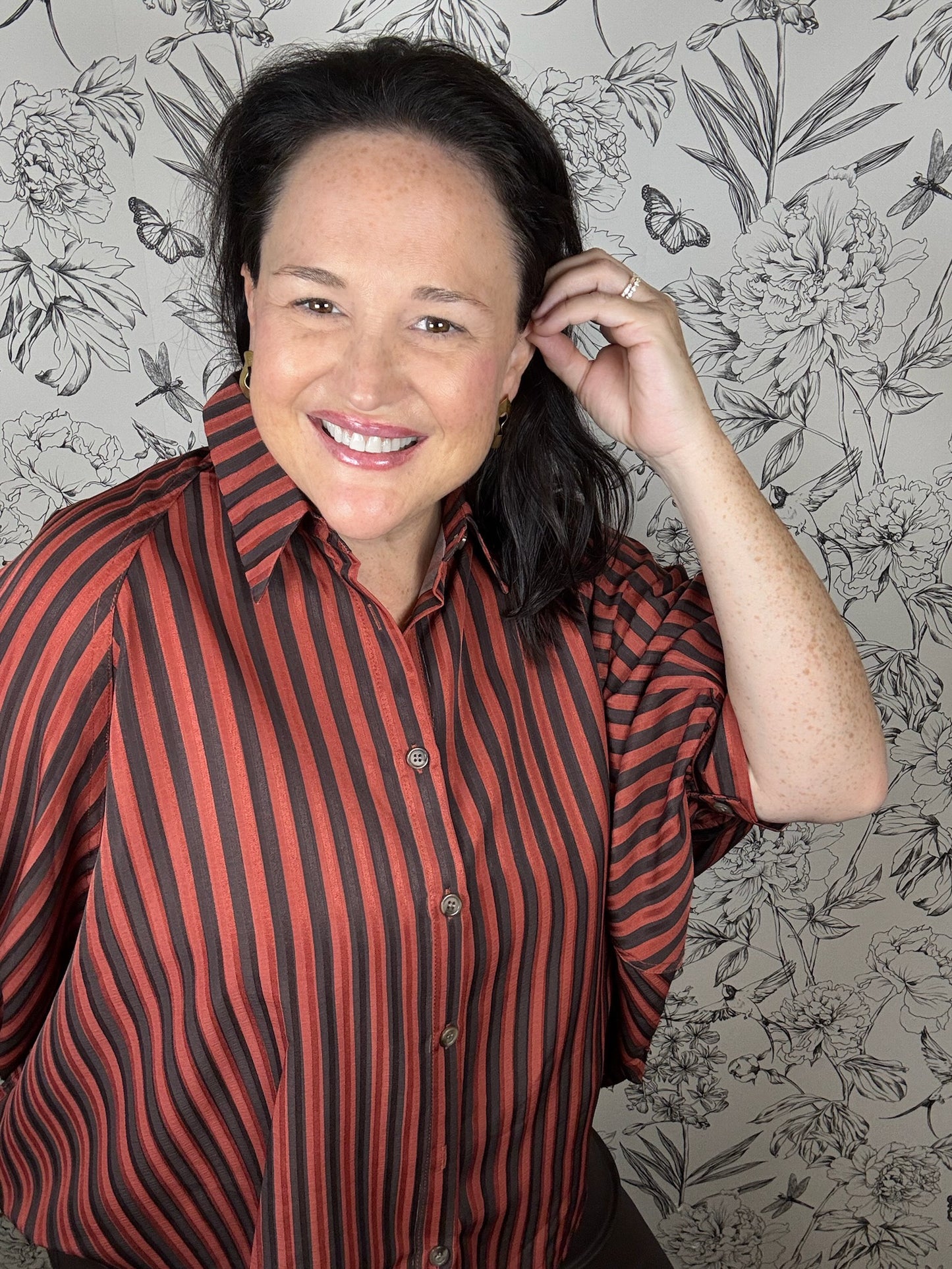 Autumn Stripes Blouse