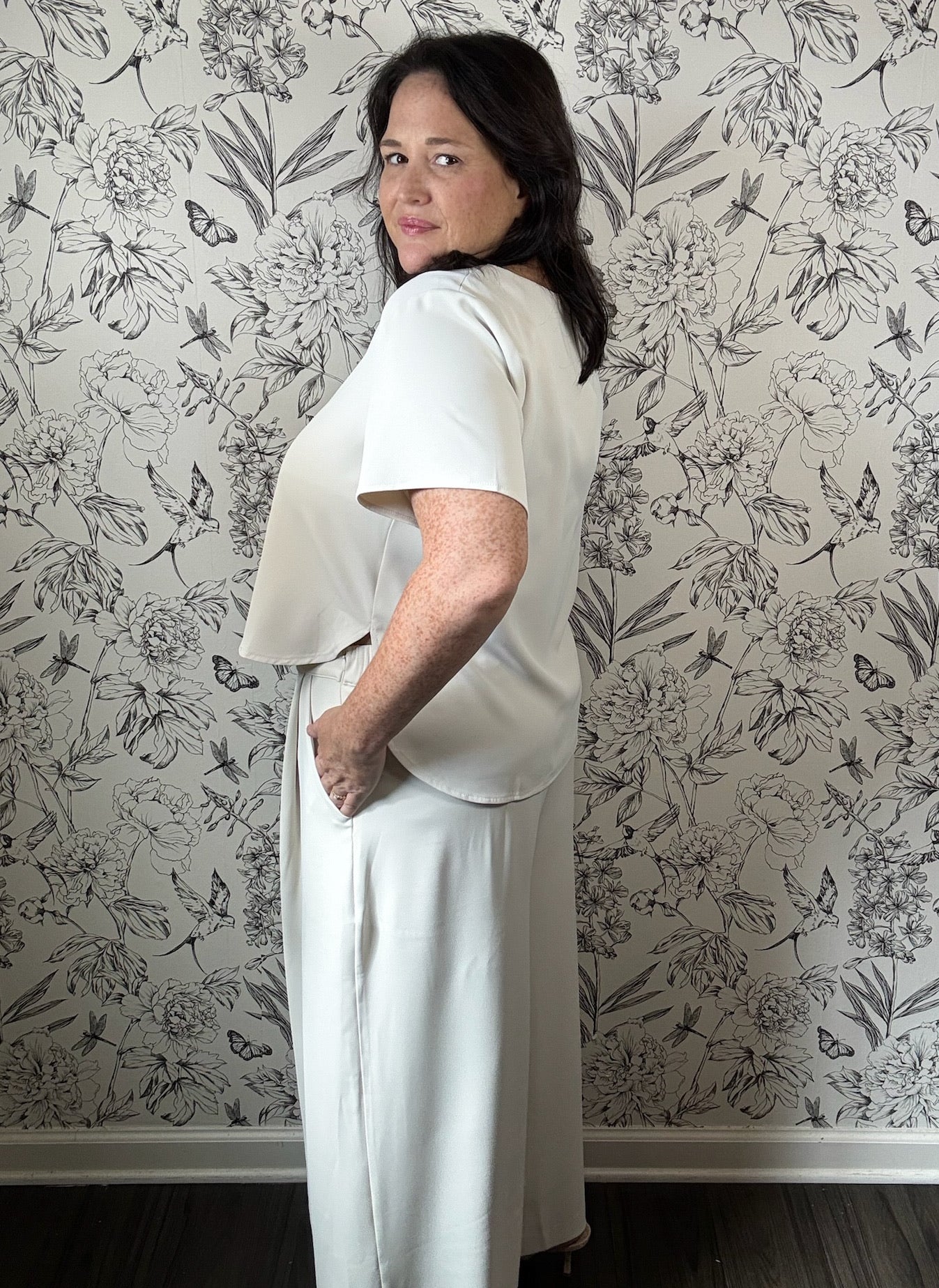 Crisp Morning Tailored Top