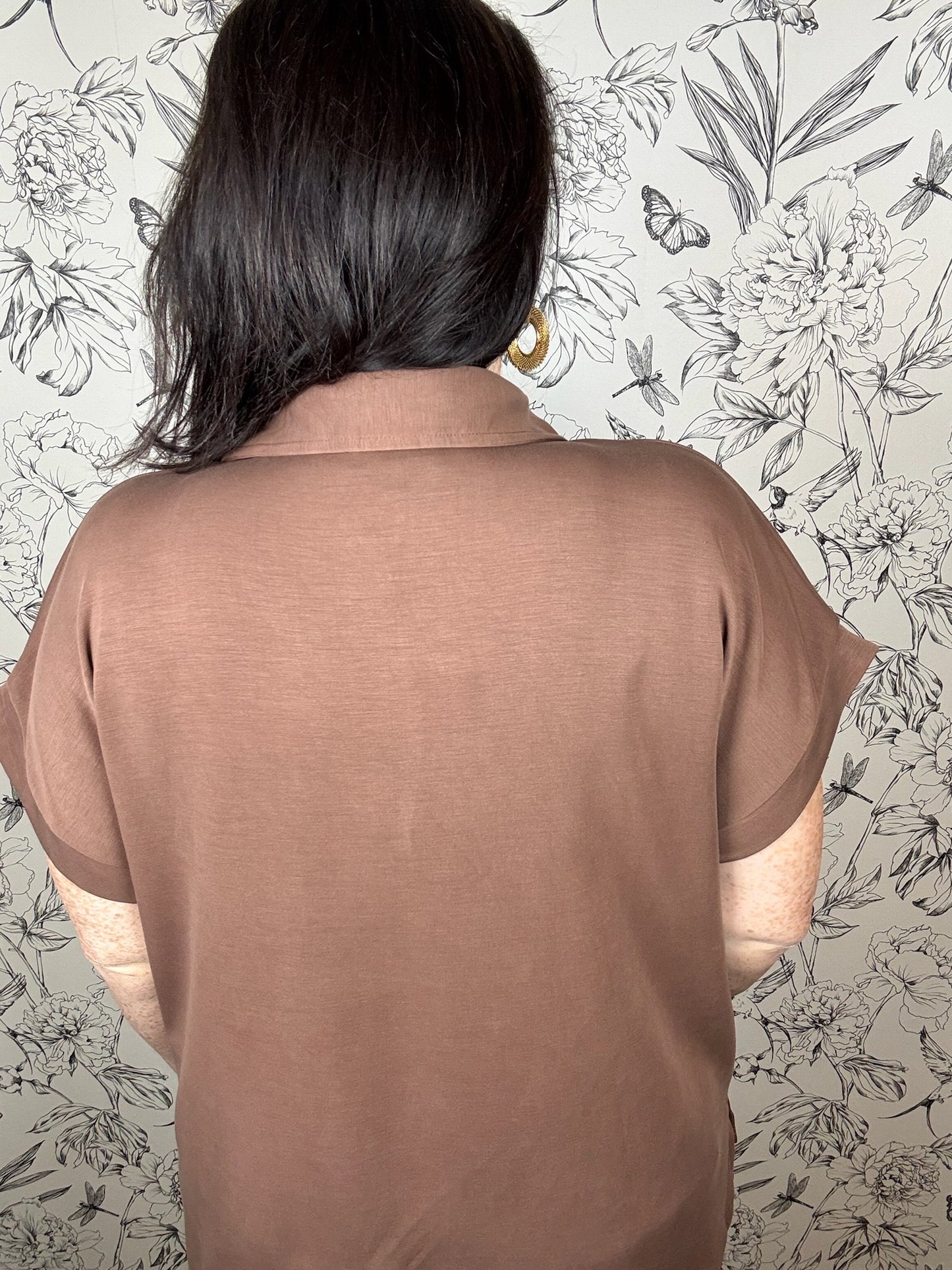Mocha Morning Brew Blouse