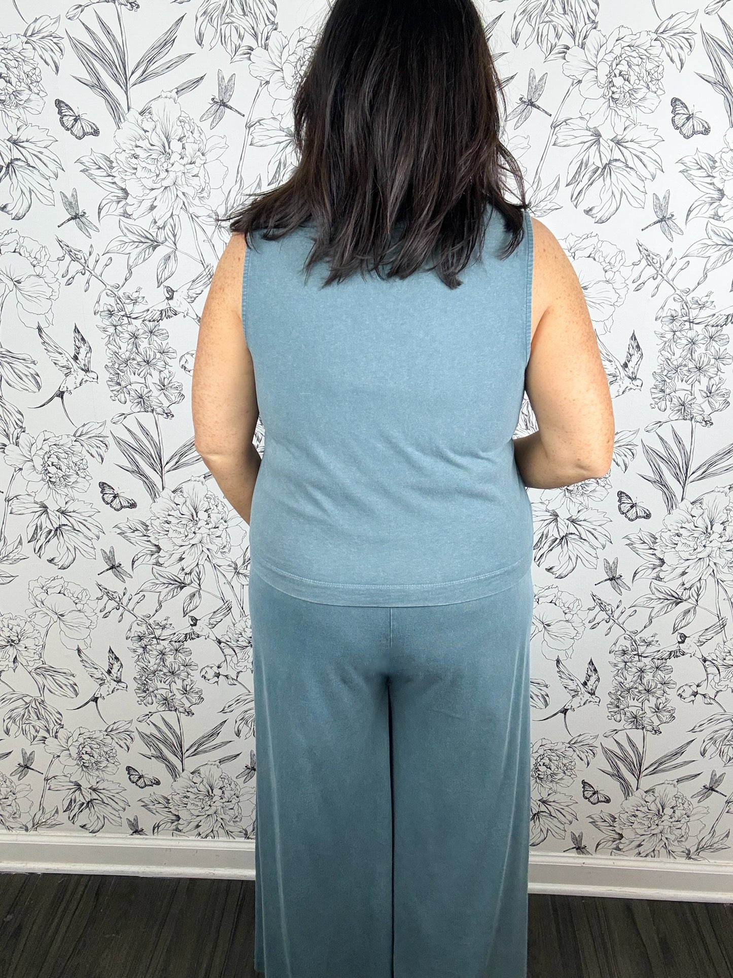 Sloane V-Neck Jersey | Emerald Cove