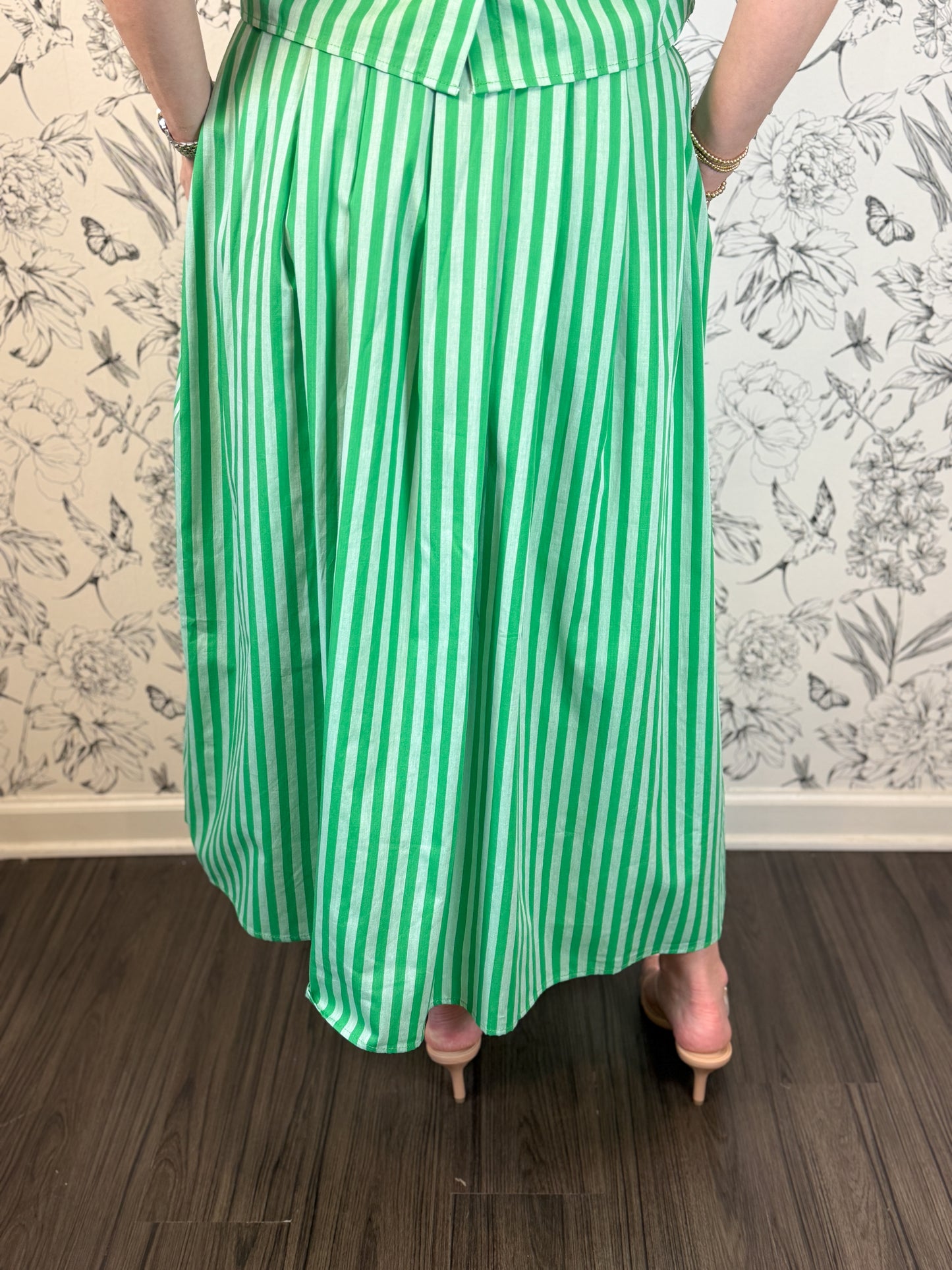 Vogue Verde Maxi Skirt