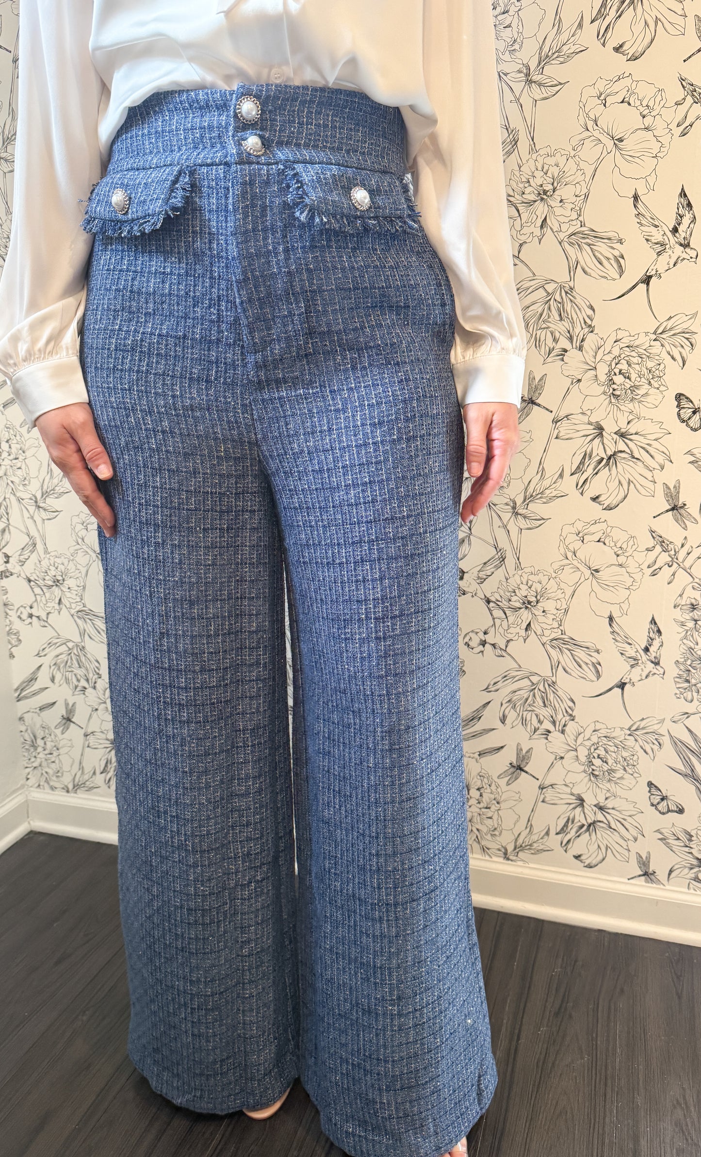 The Julia Tweed Pant - Best & Co. Boutique