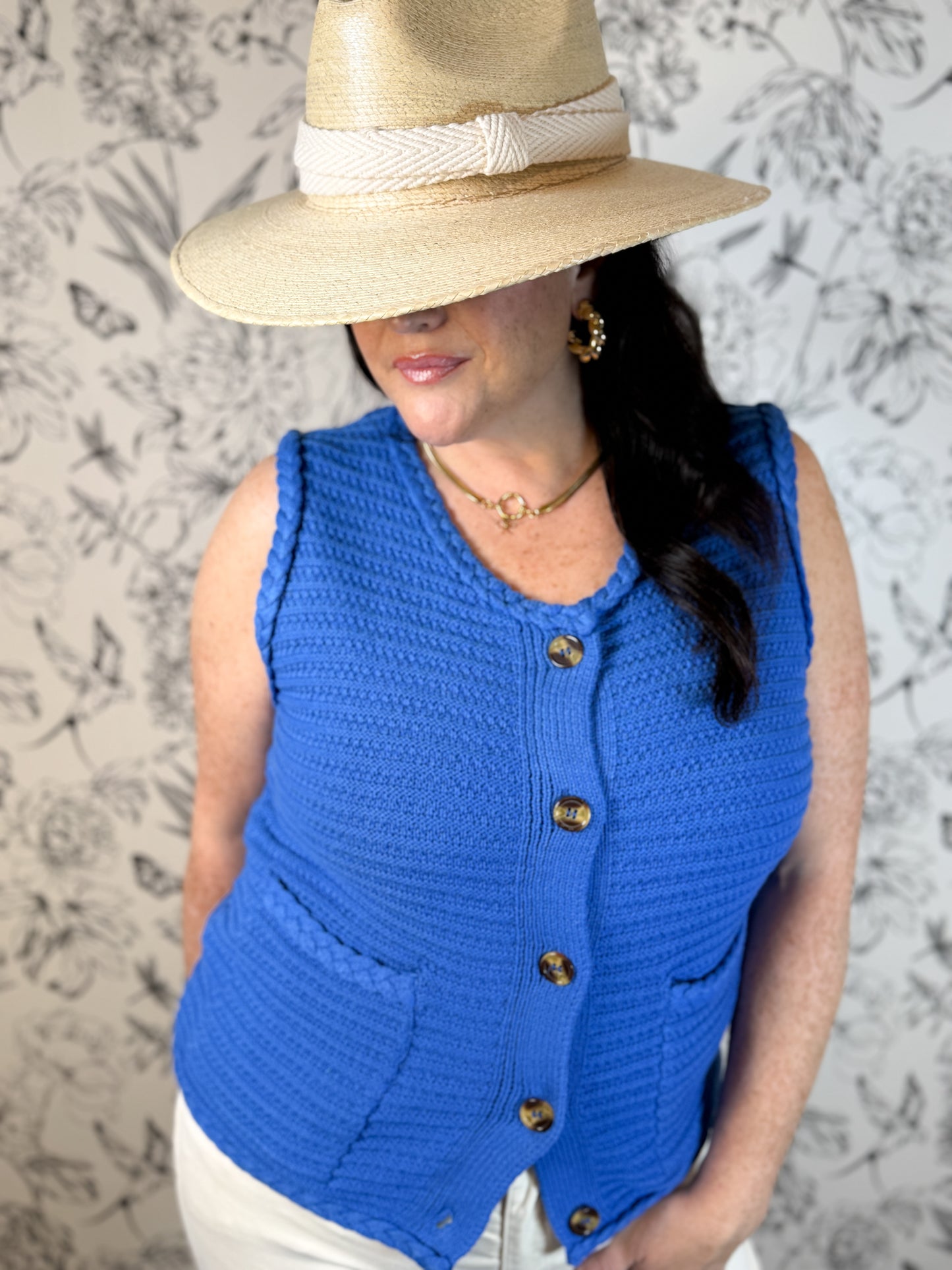 Blue Beauty Knit Top - Best & Co. Boutique