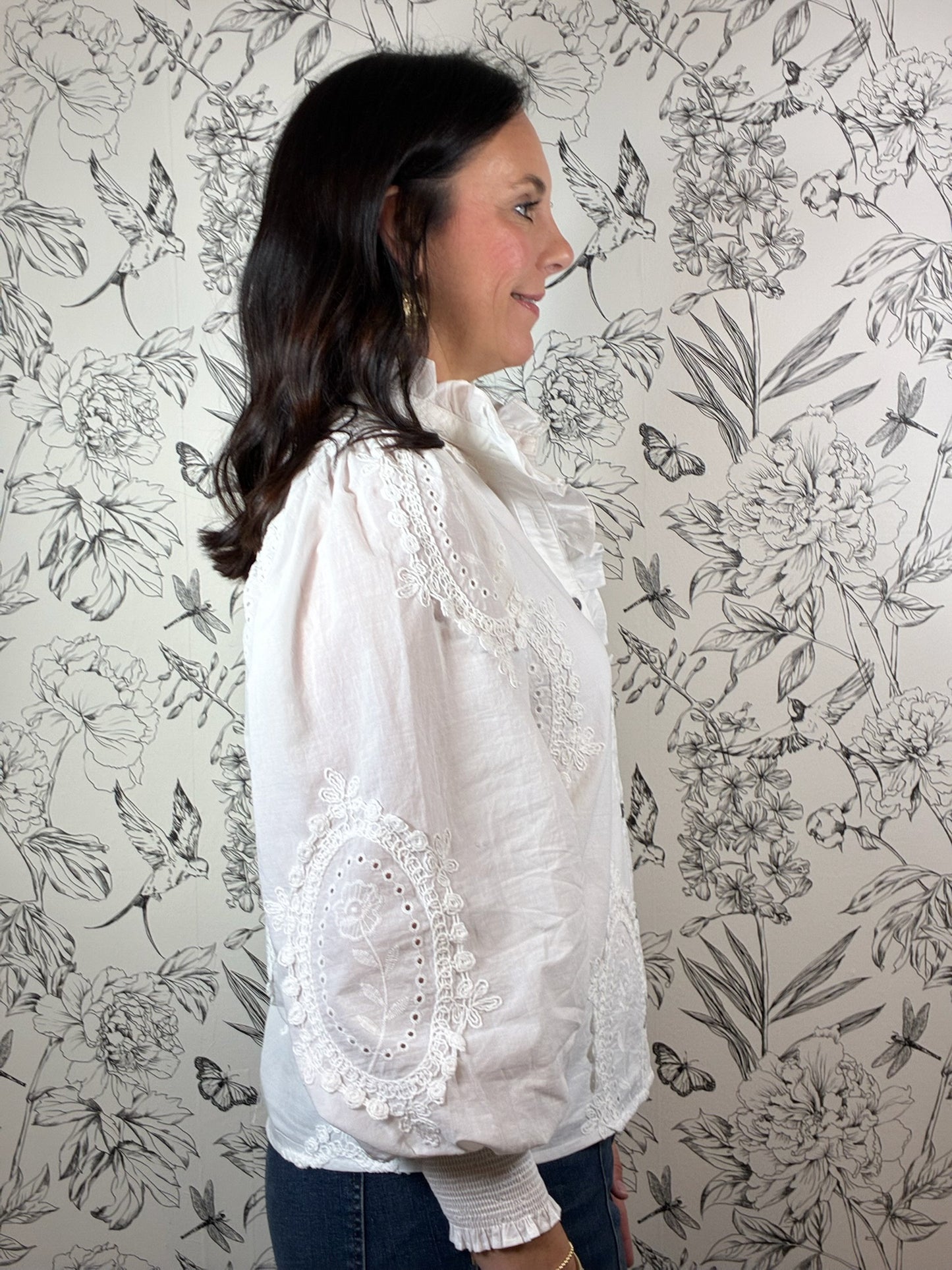 Threaded Light Blouse