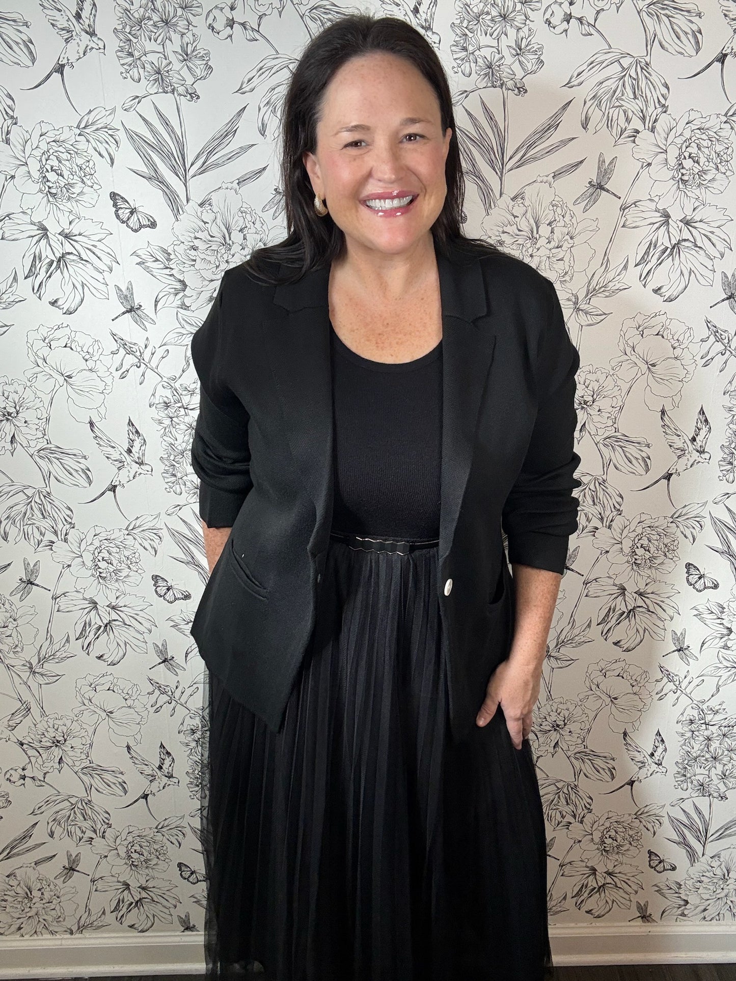 Ballet Noir Midi Dress