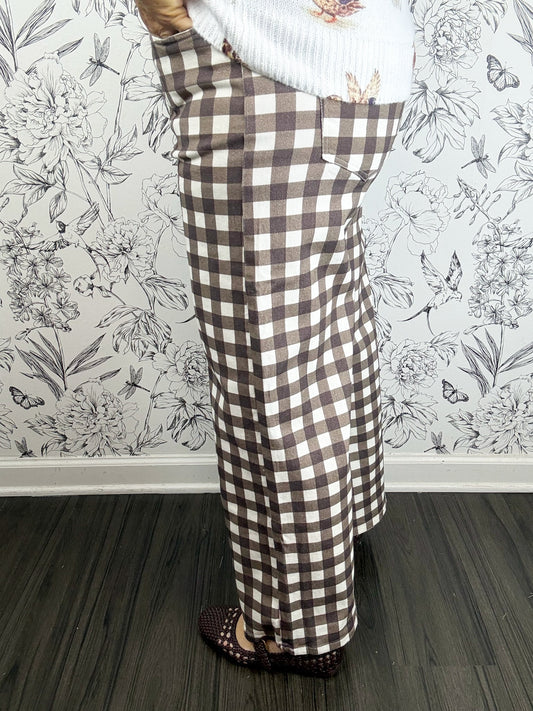 Front Porch Gingham Pants