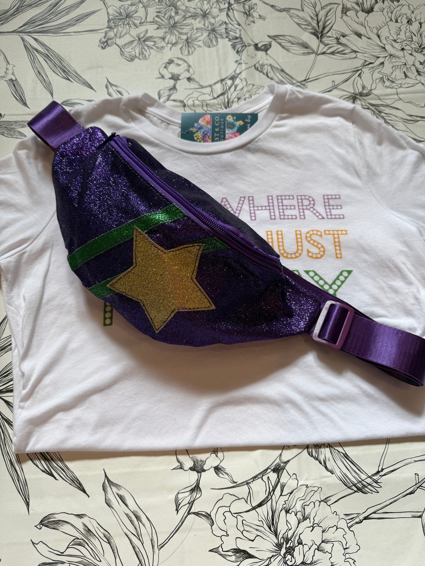 Mardi Gras Star Fanny Pack - Best & Co. Boutique