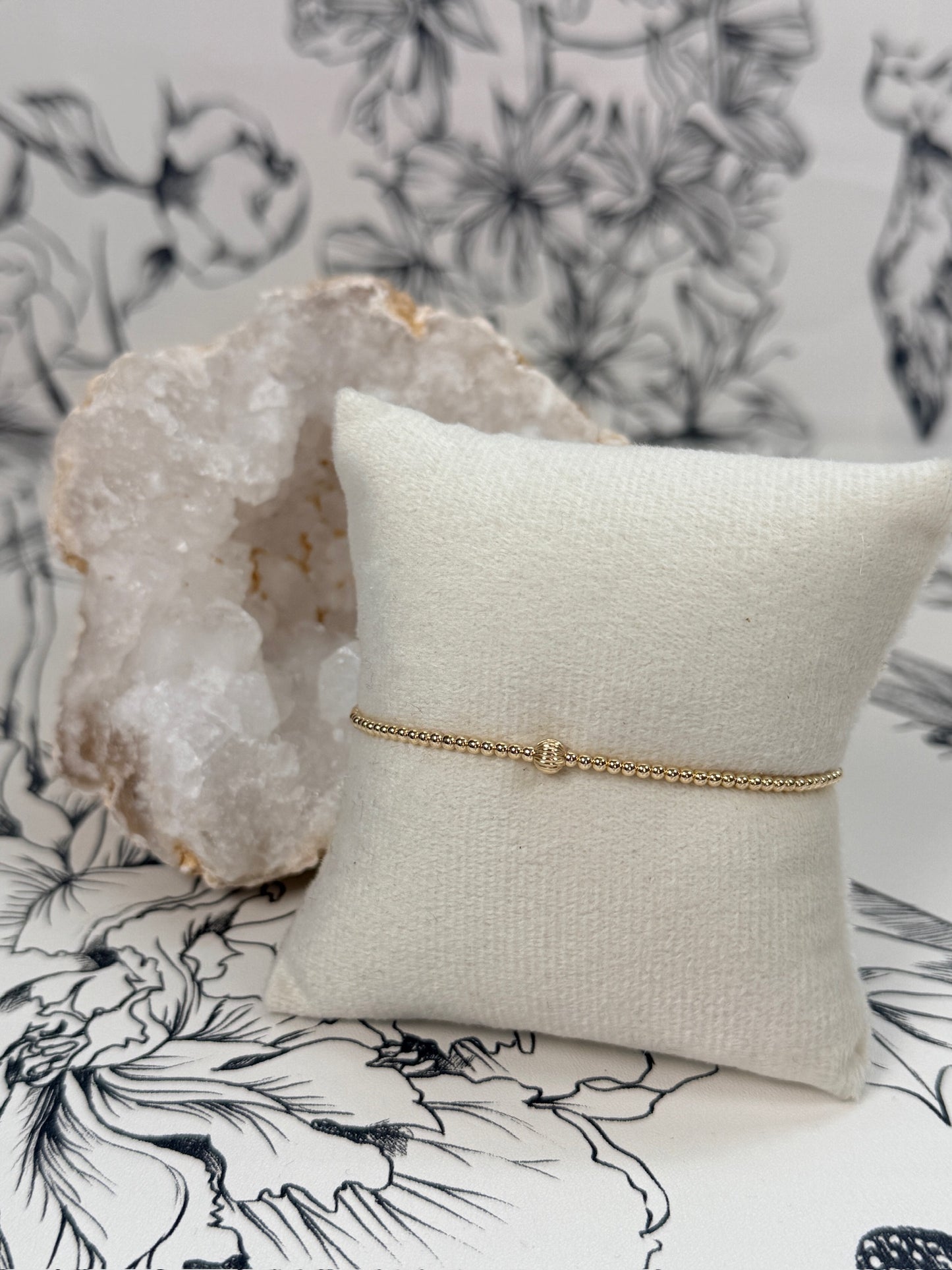 Ally stretchy bead bracelet BARA BOHEME