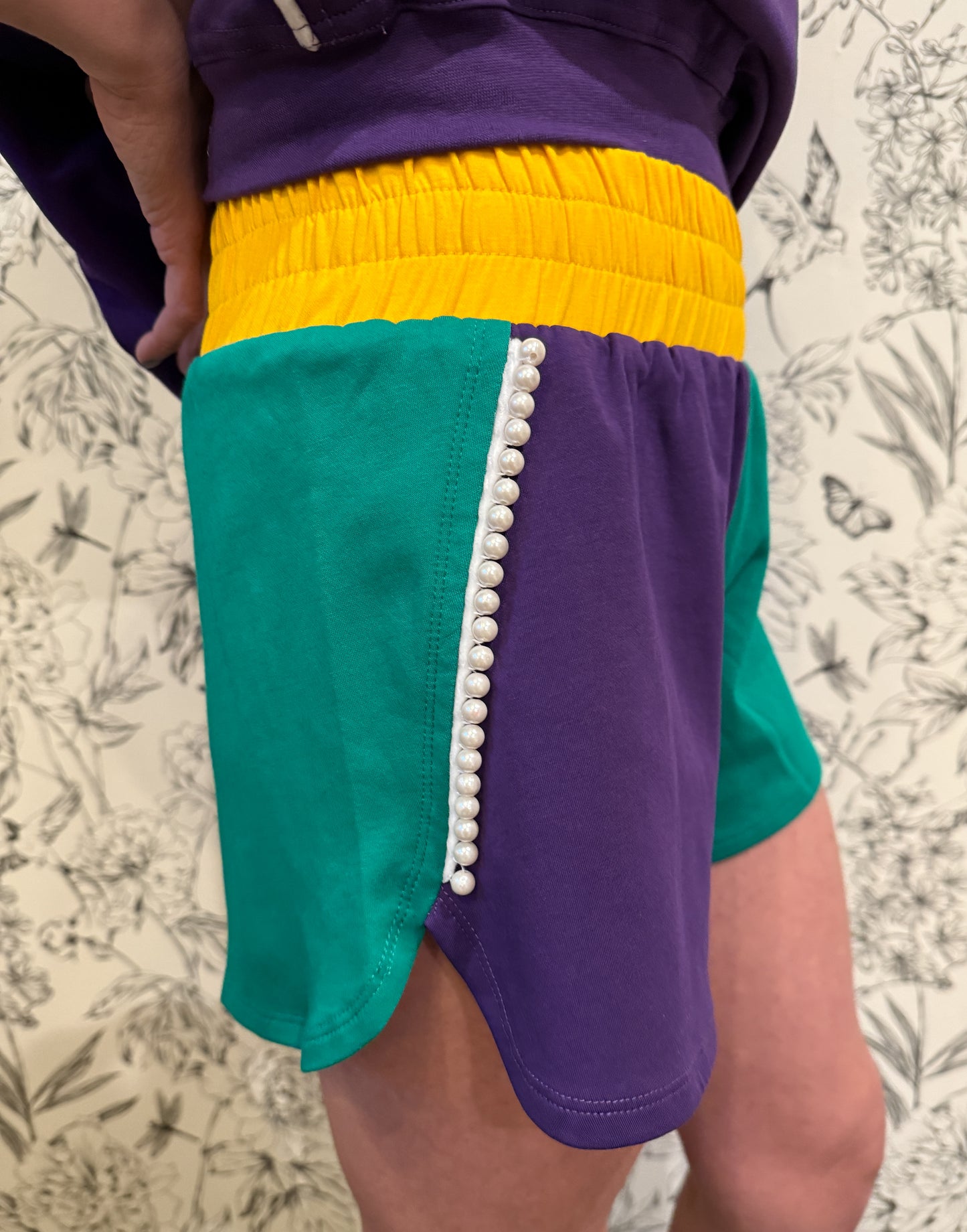 The Endy Mardi Gras Shorts - Best & Co. Boutique