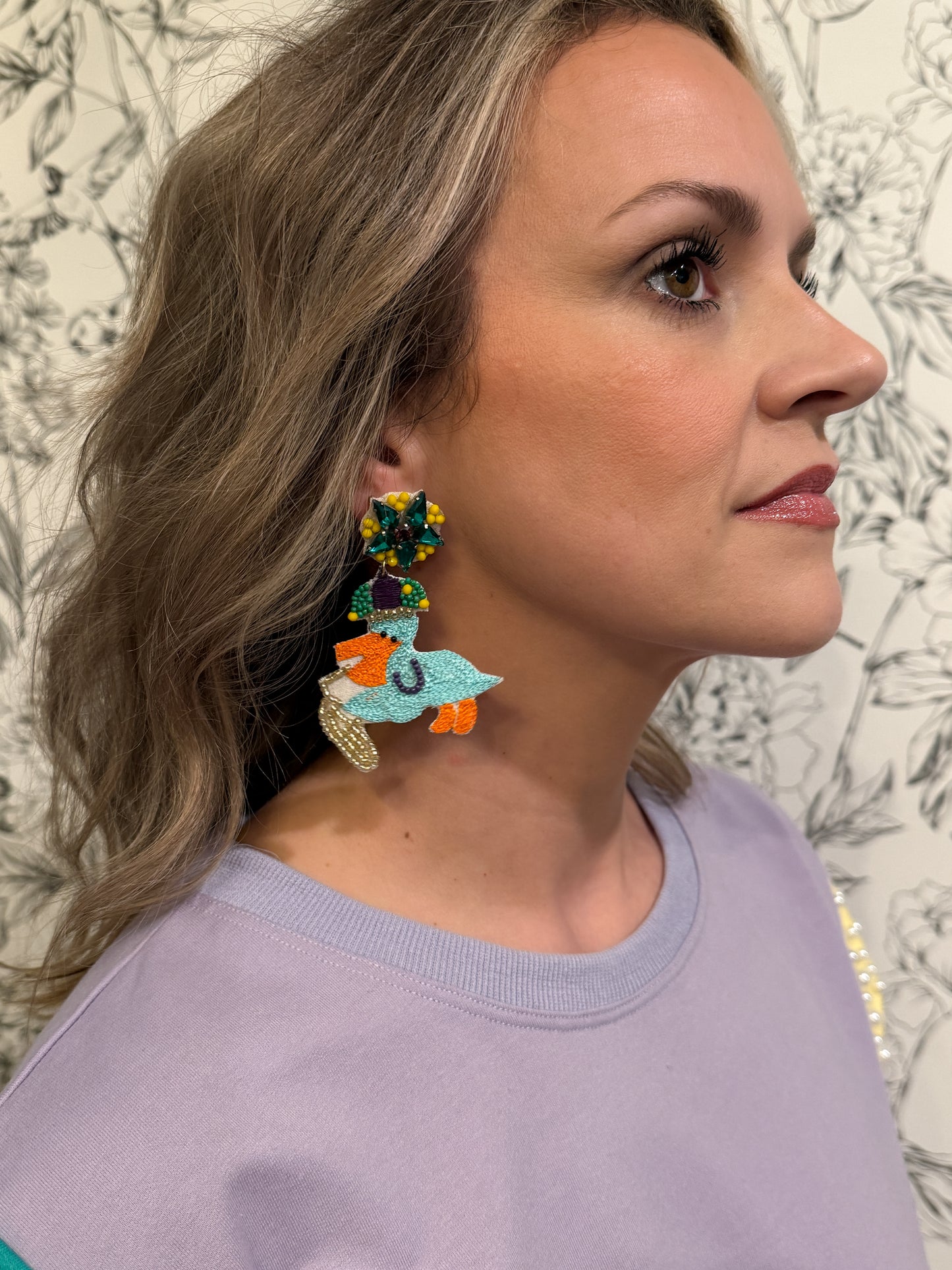 Saxophone Pelican Earrings - Best & Co. Boutique