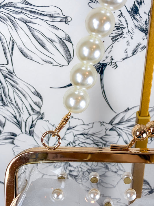 Pearl Shine Clear Crossbody