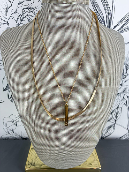 Kona Layered Game Day Necklace