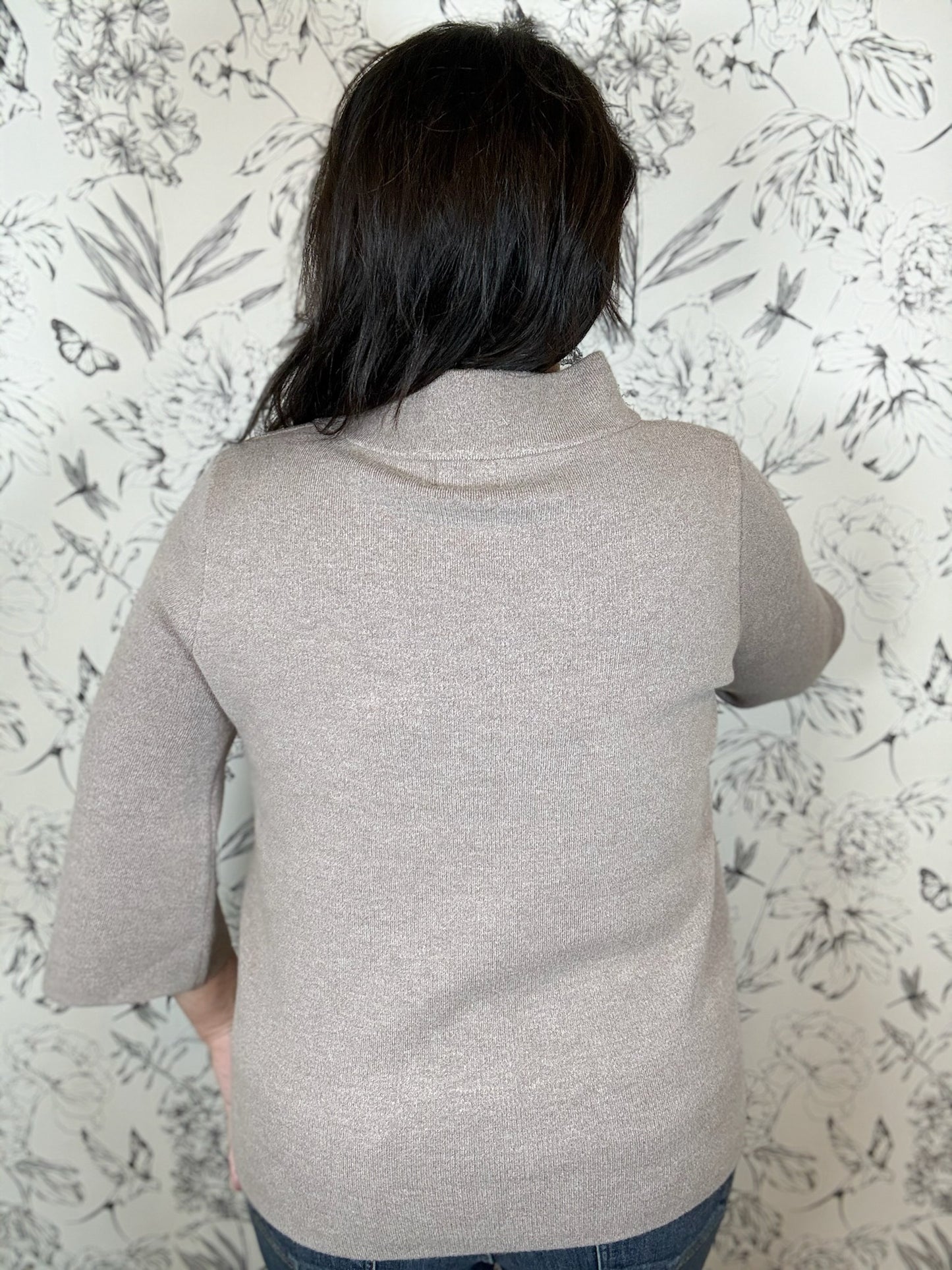 Toasted Chestnut Mock Neck