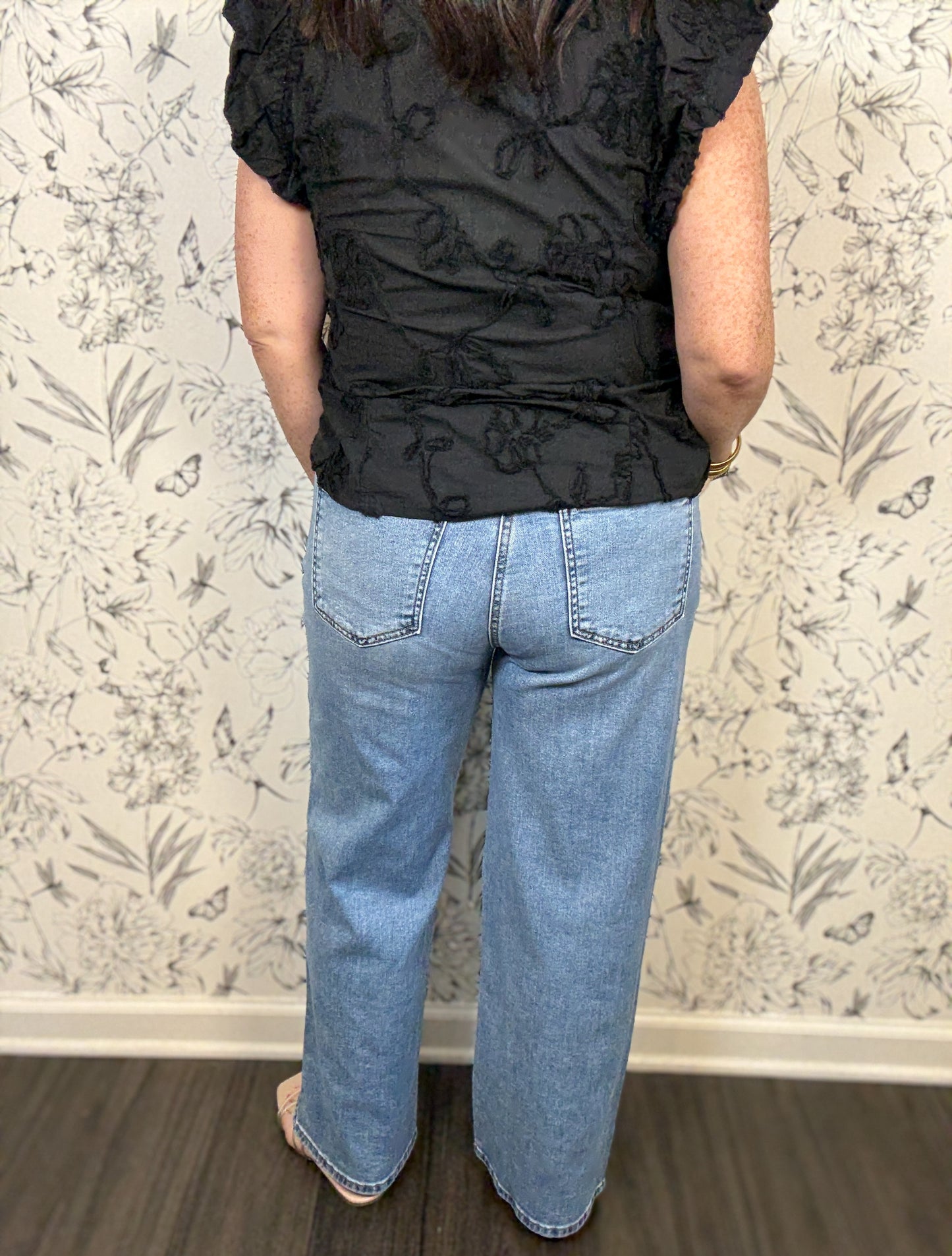 Charlotte High Rise Wide Leg - Best & Co. Boutique