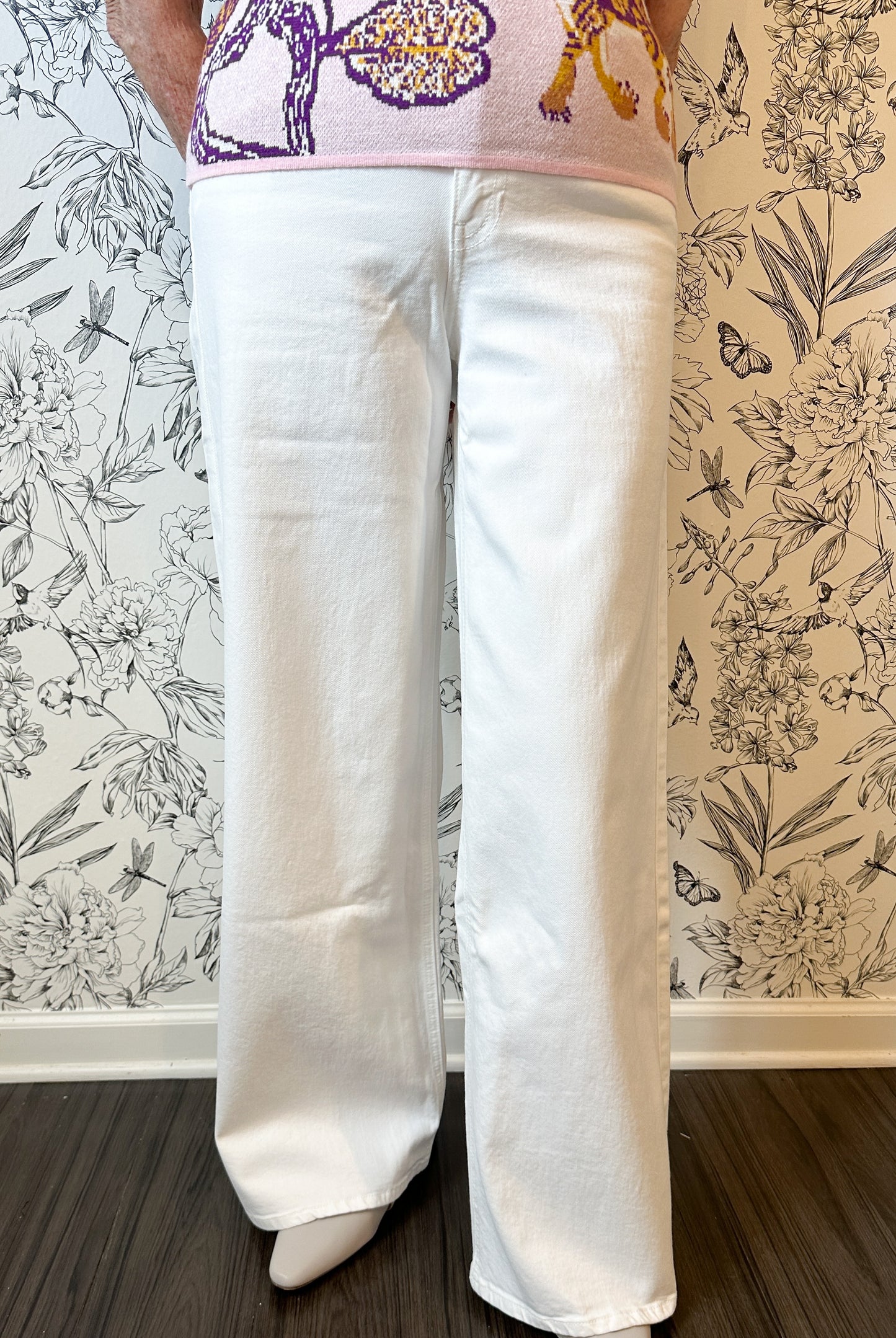 The Holly Wide Leg Palazzo Jean - Best & Co. Boutique
