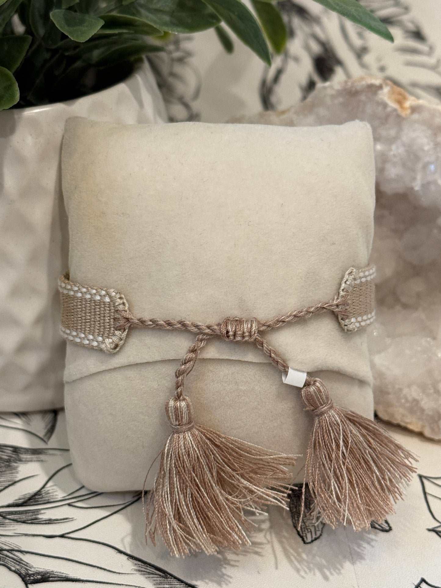 Mini Hearts Woven Tassel Bracelet - Best & Co. Boutique