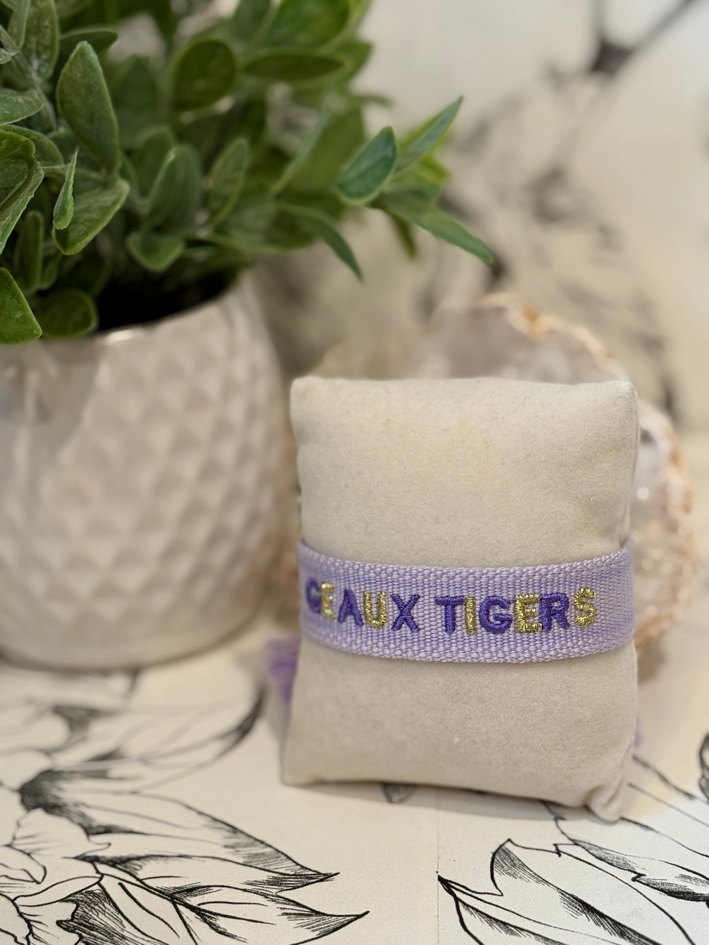 Geaux Tigers Tassel Bracelet - Best & Co. Boutique