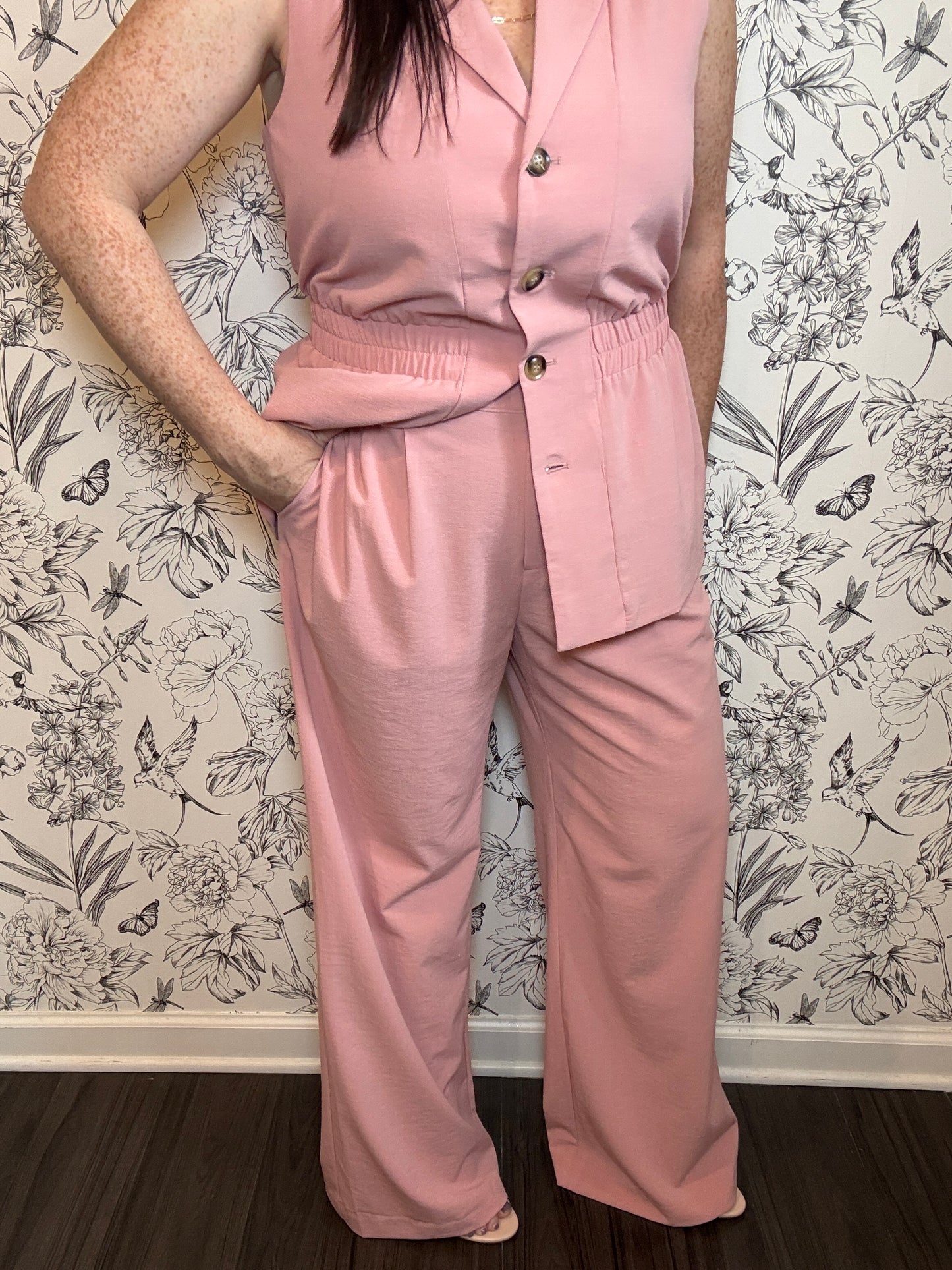 Rose Glow Trouser - Best & Co. Boutique