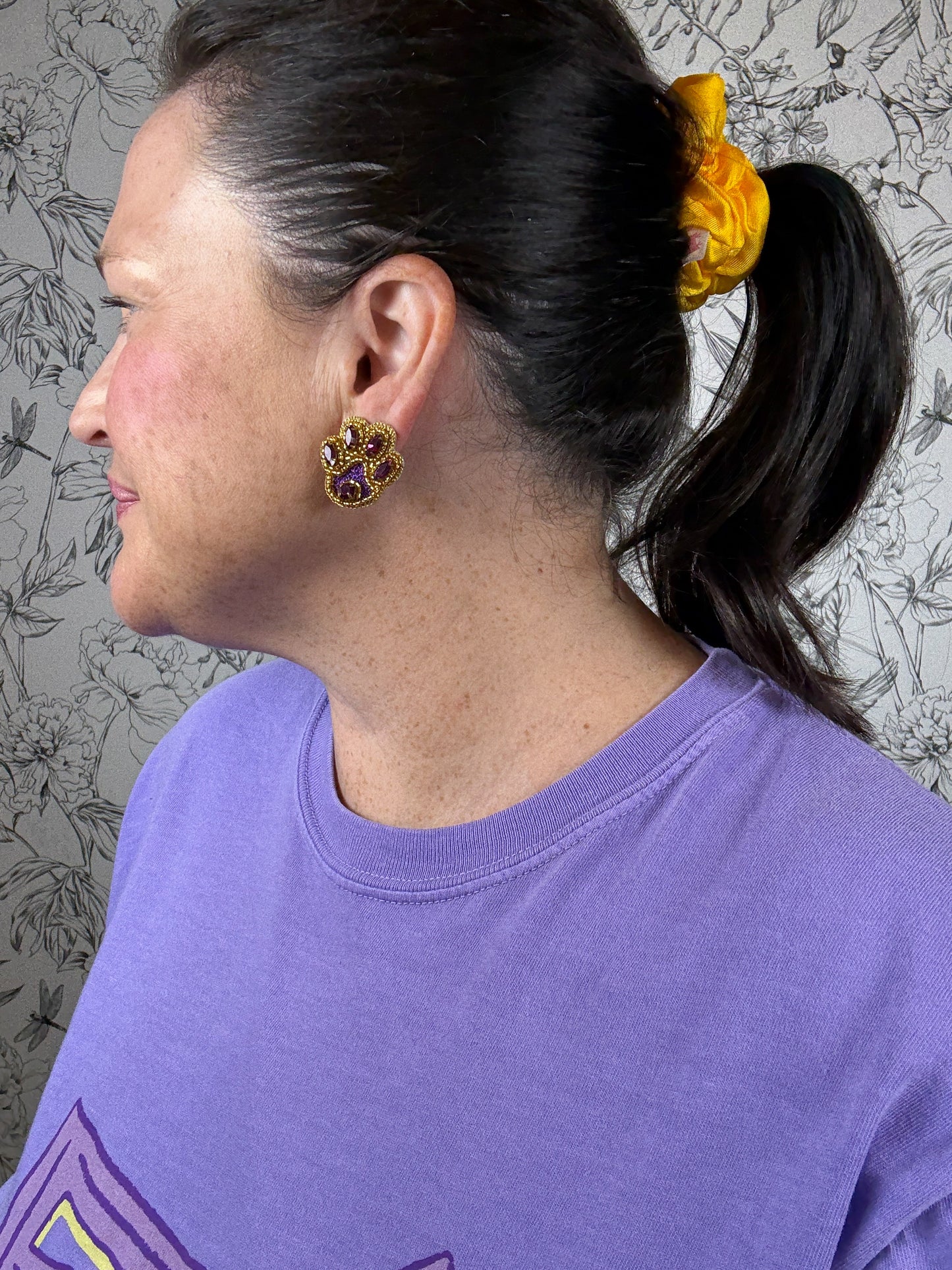 Beaded Paw Studs - Best & Co. Boutique