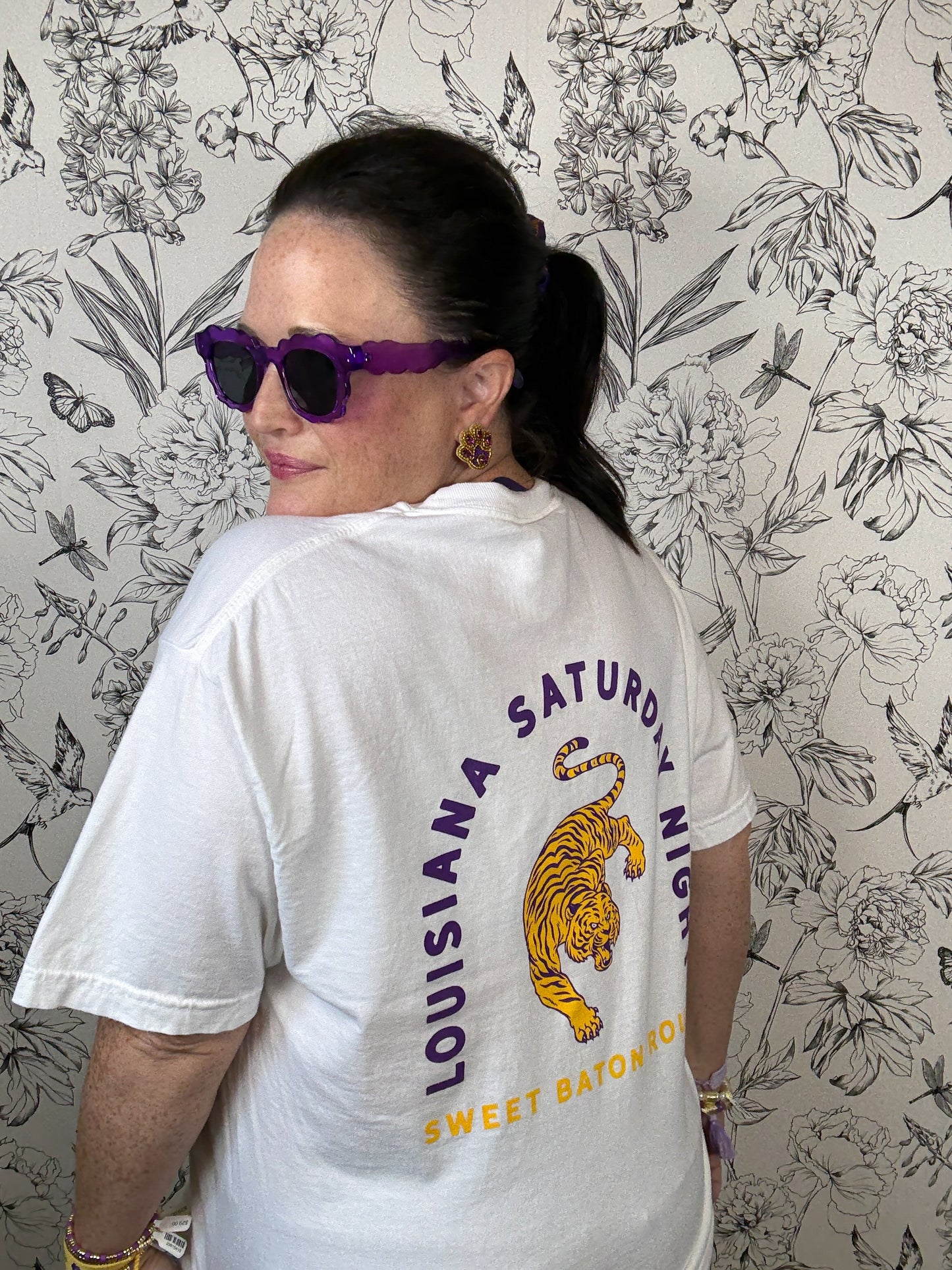 Louisiana Saturday Night Pocket Tee - Best & Co. Boutique