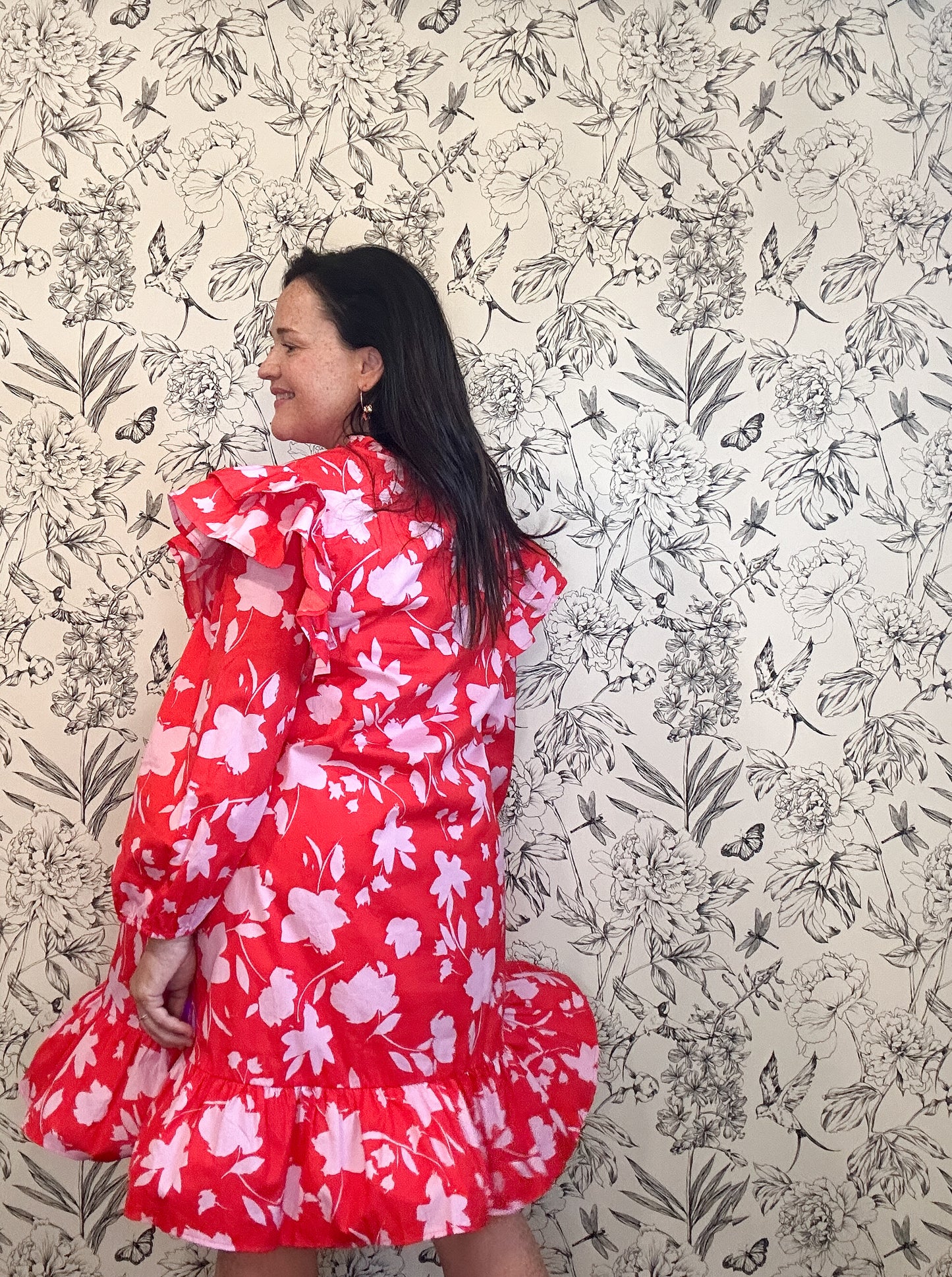 The Sunni Ruffled Dress - Best & Co. Boutique