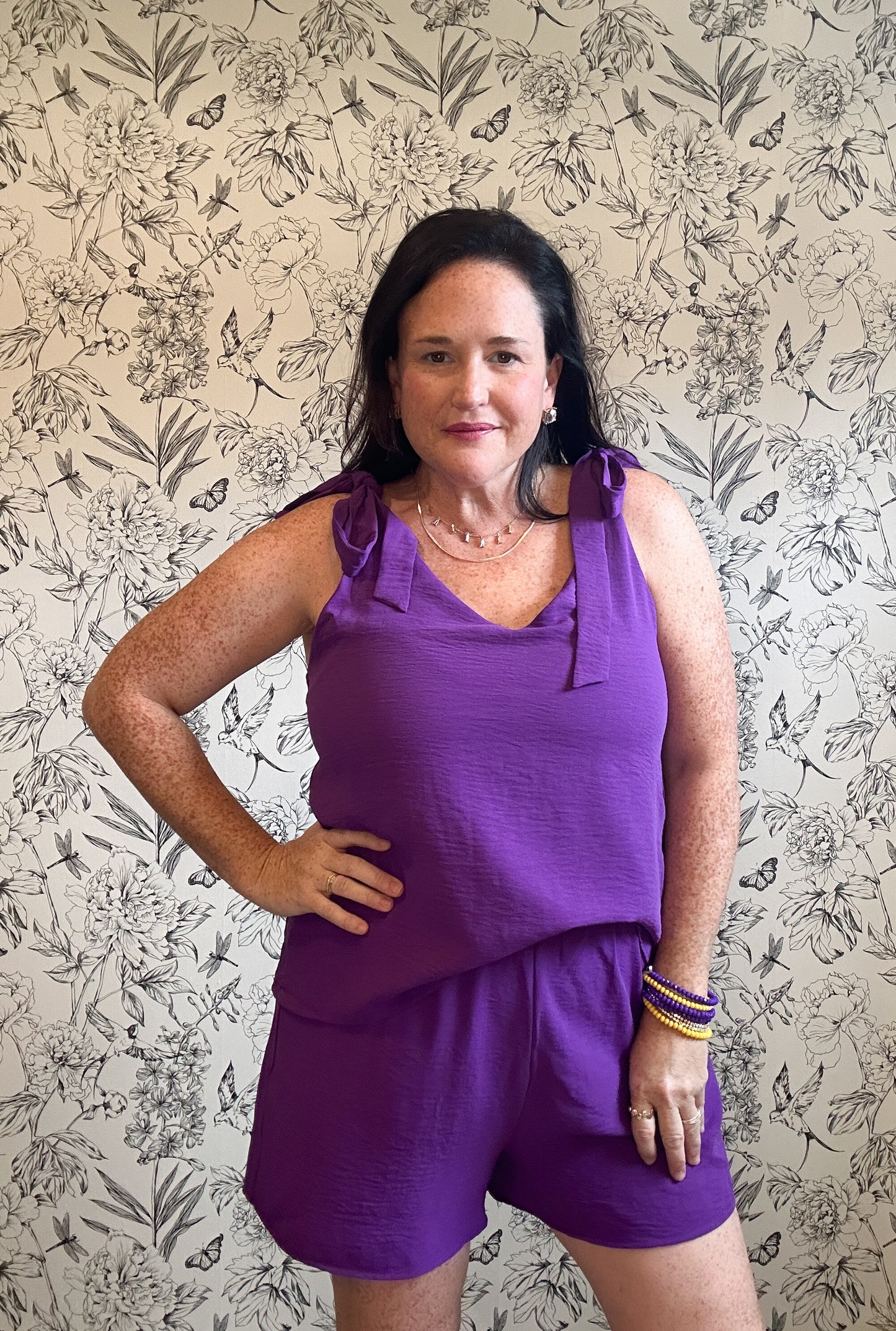 The Mikelynn Purple Game Day Set - Best & Co. Boutique
