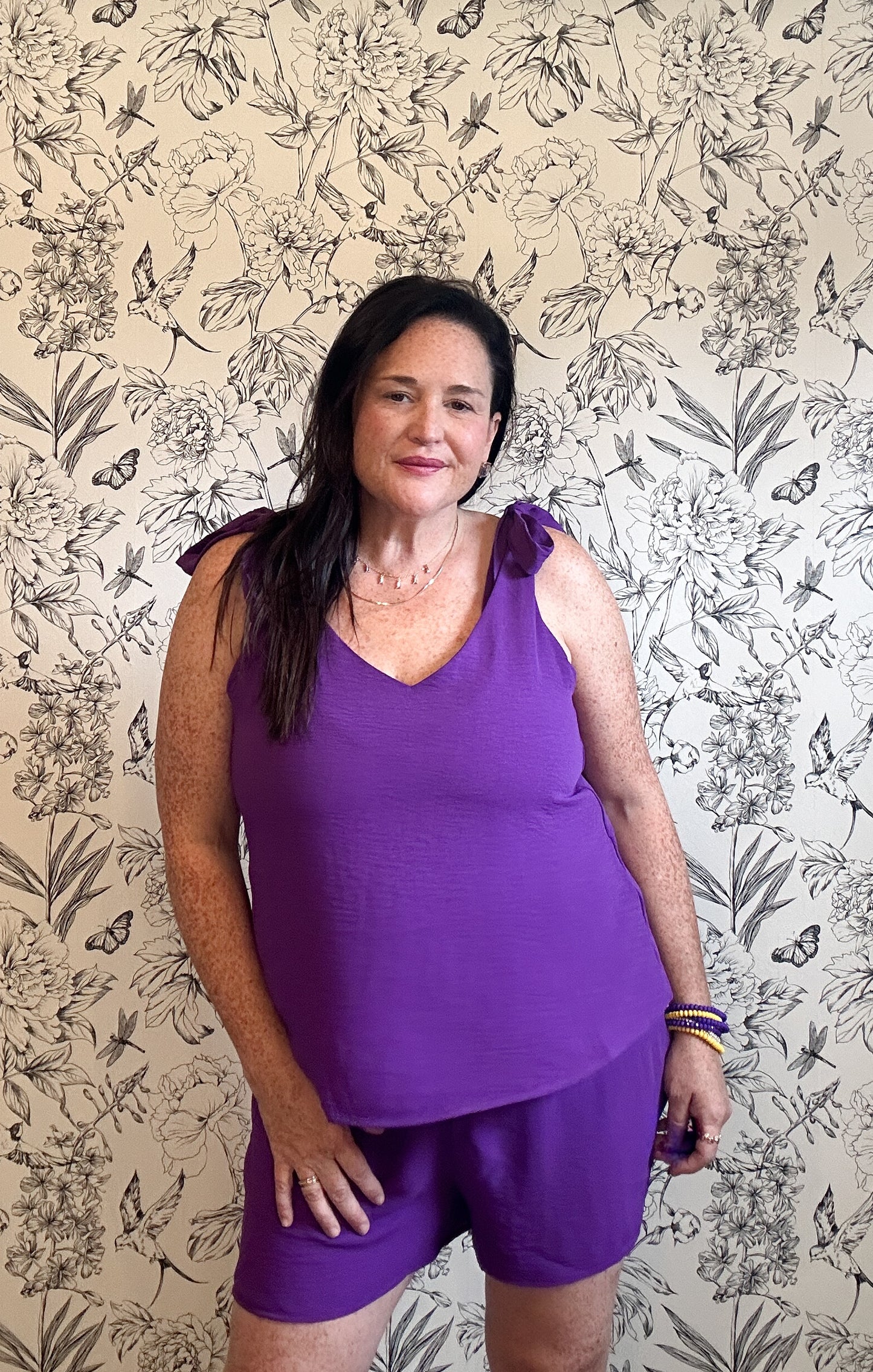 The Mikelynn Purple Game Day Set - Best & Co. Boutique