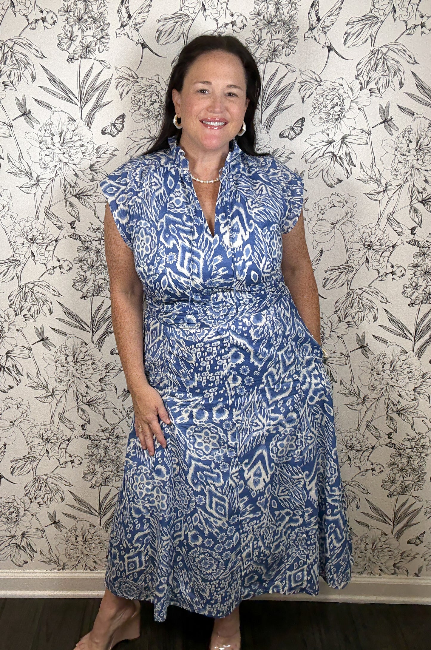Blue Harvest Tailored Shirt Dress - Best & Co. Boutique