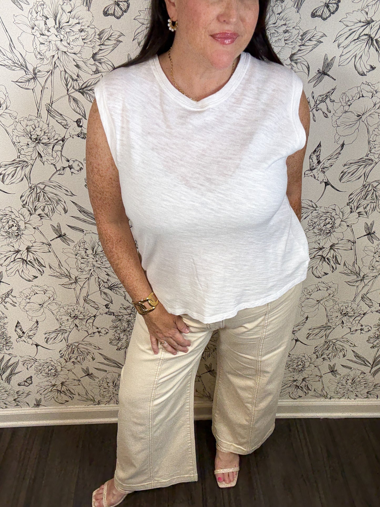 Meg Canvas Wide Leg - Best & Co. Boutique