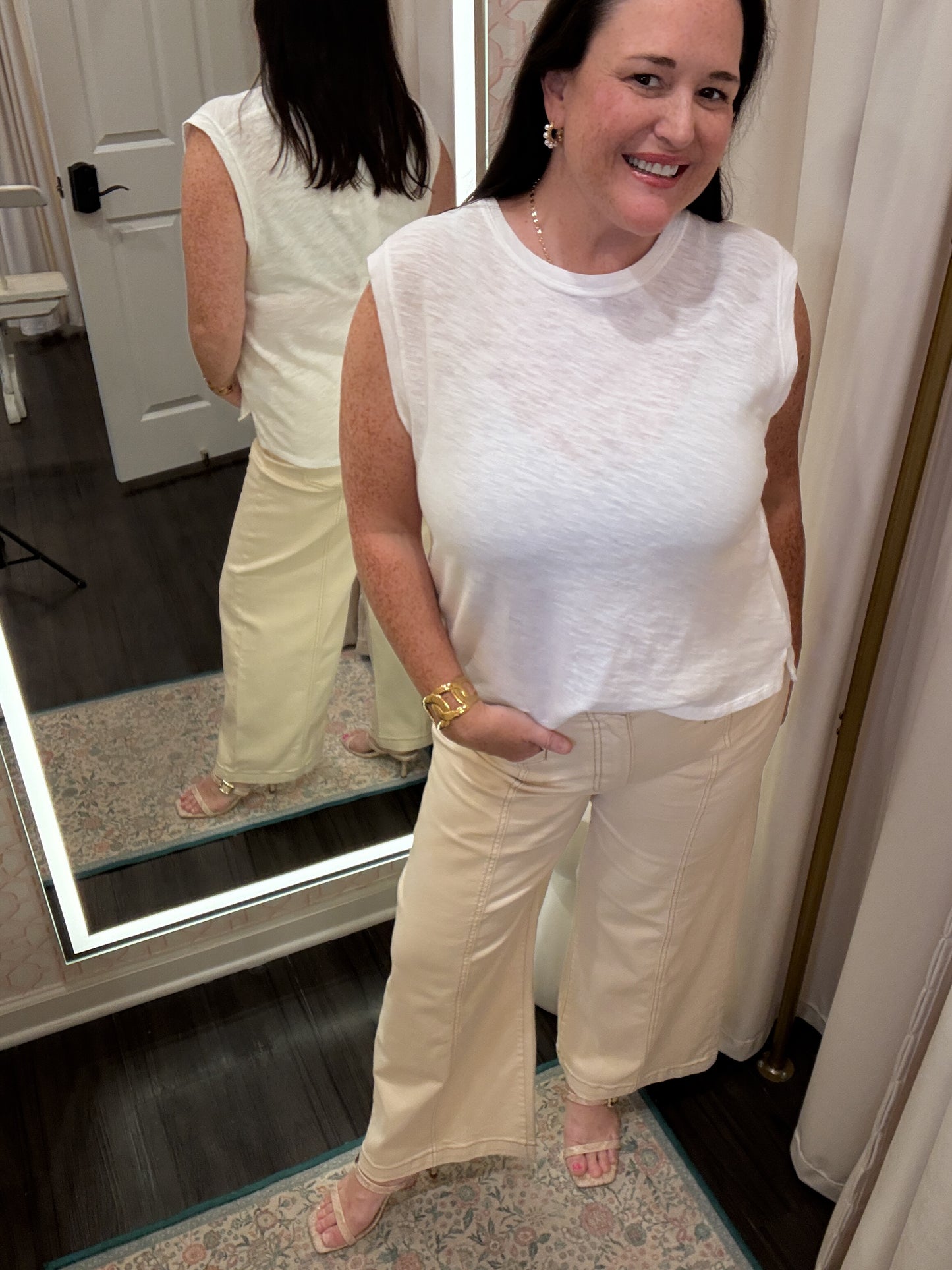 Meg Canvas Wide Leg - Best & Co. Boutique