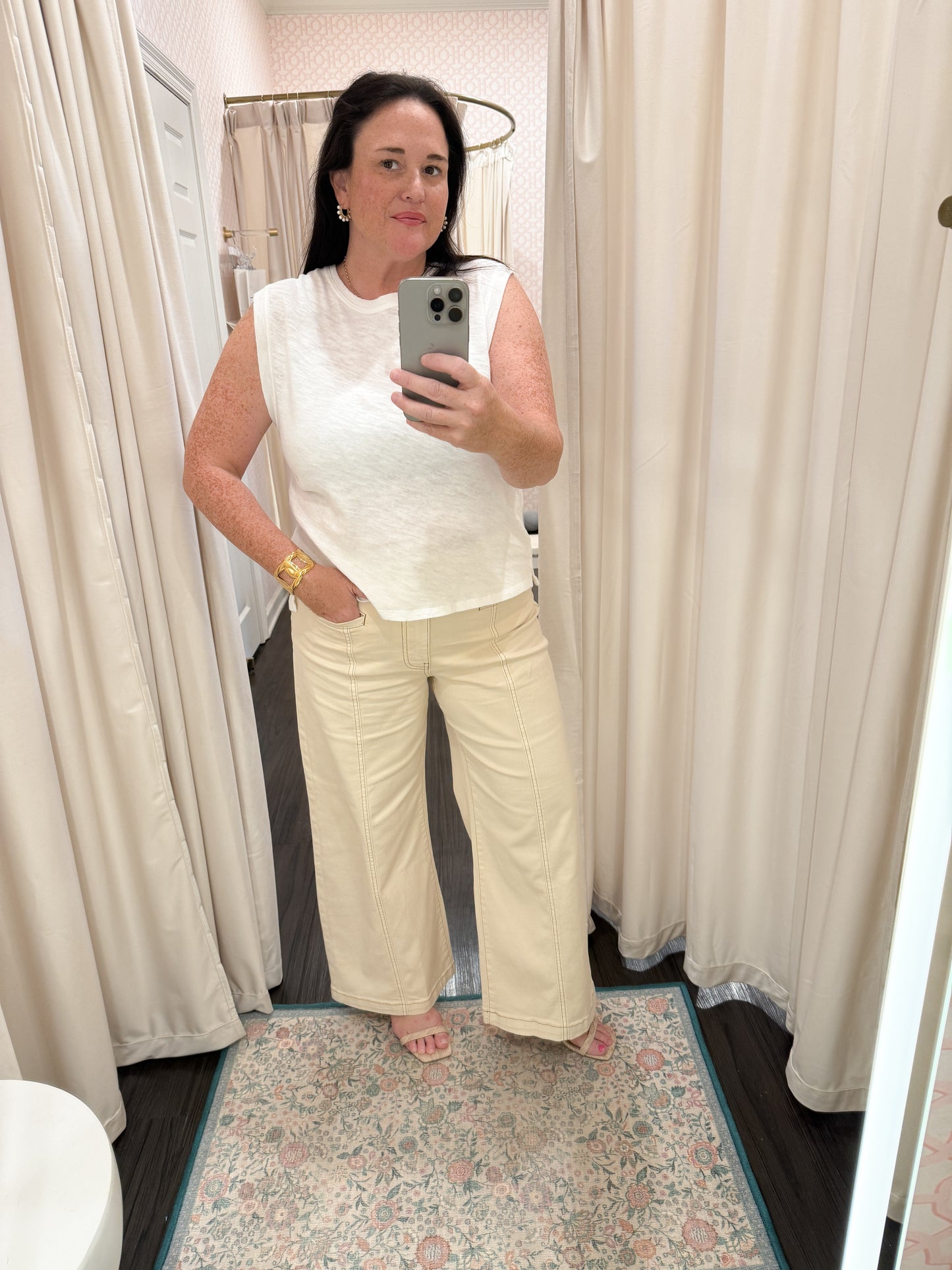 Meg Canvas Wide Leg - Best & Co. Boutique