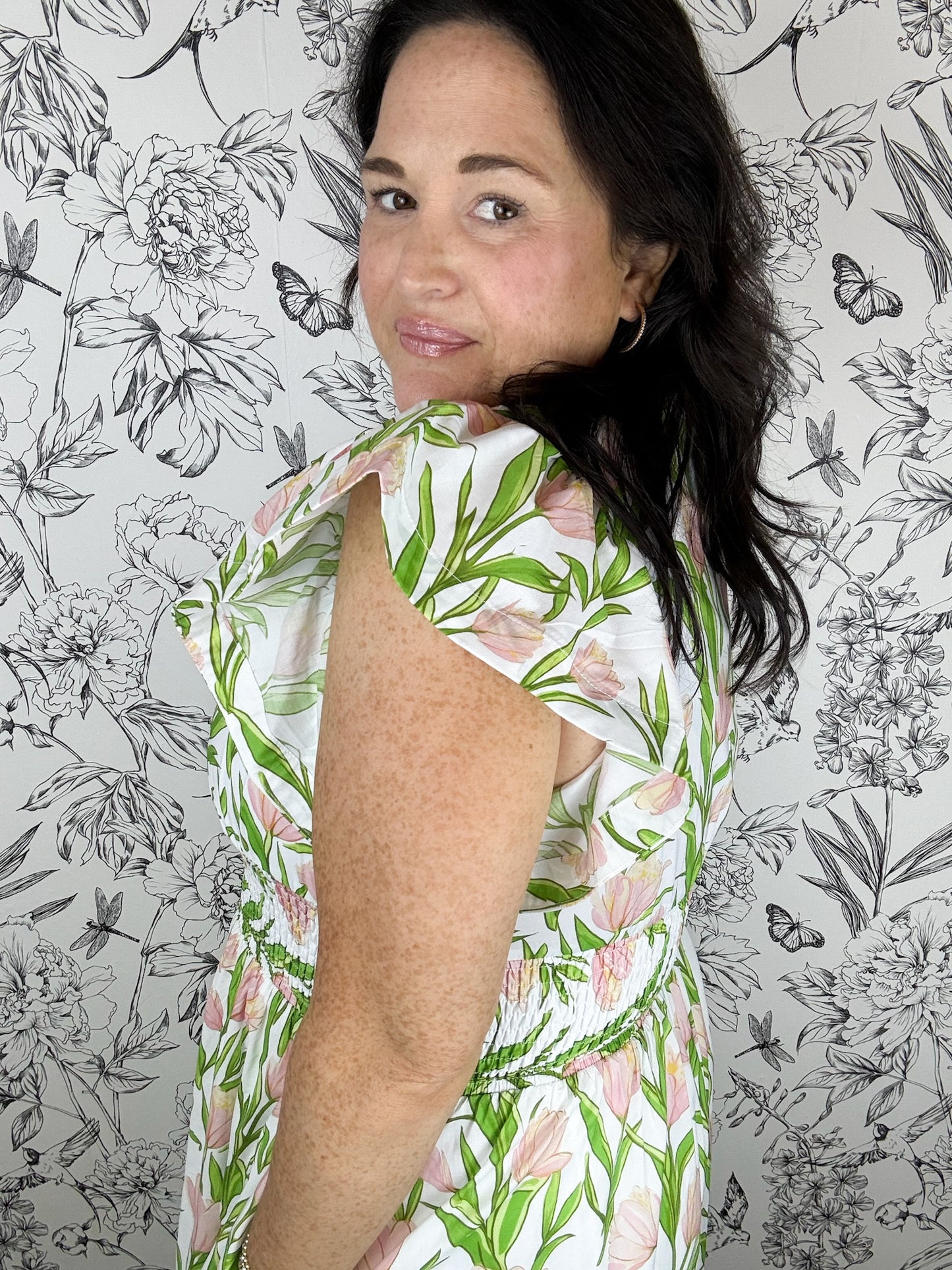 Tulip Season Midi Dress