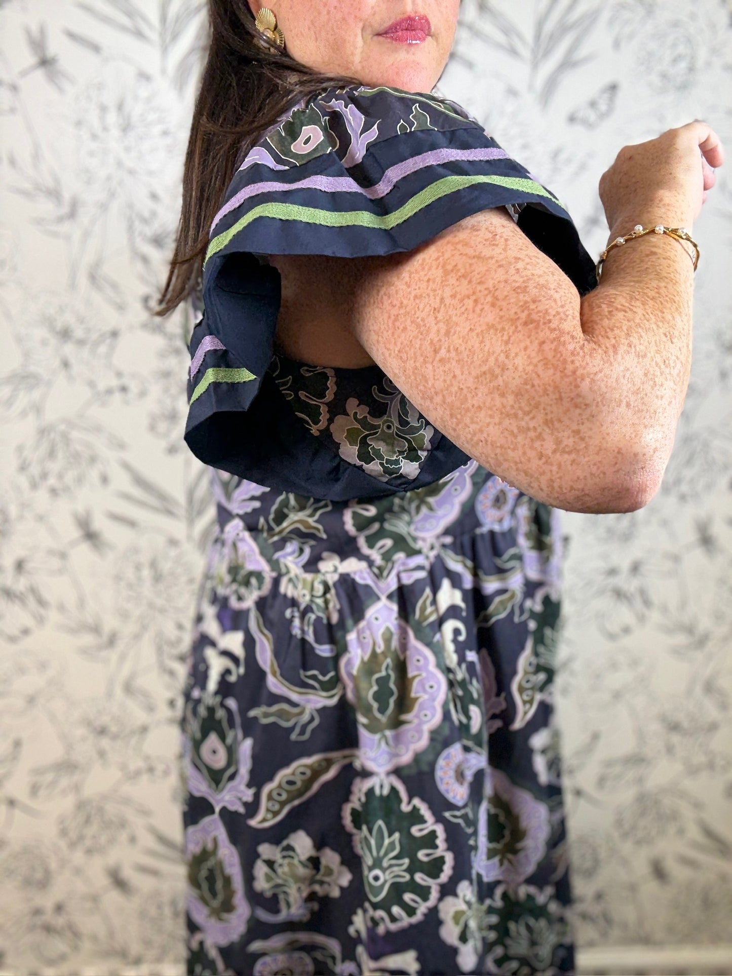 Dusty Dahlia Midi - Best & Co. Boutique