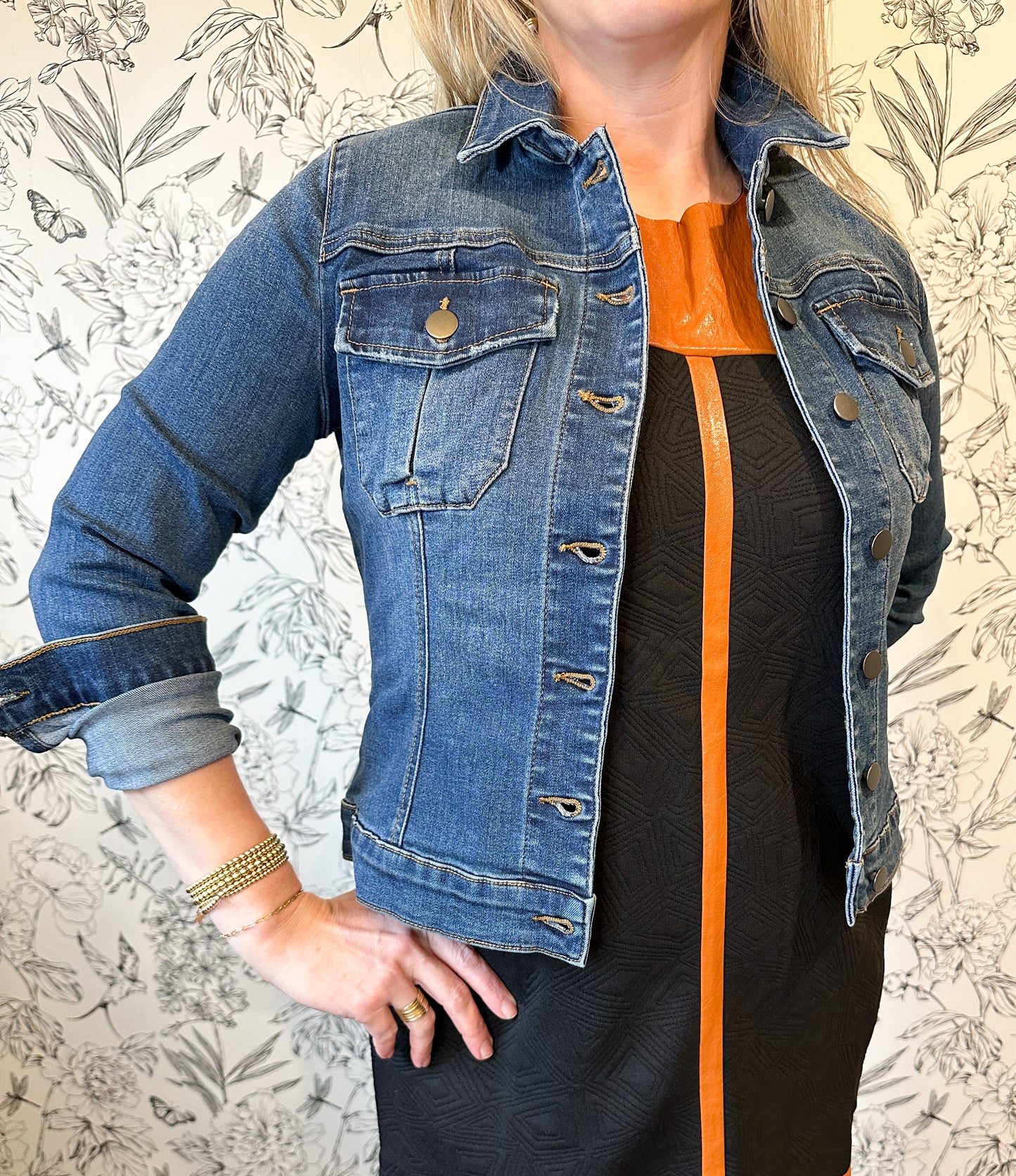 Amelia Denim Jacket - Best & Co. Boutique