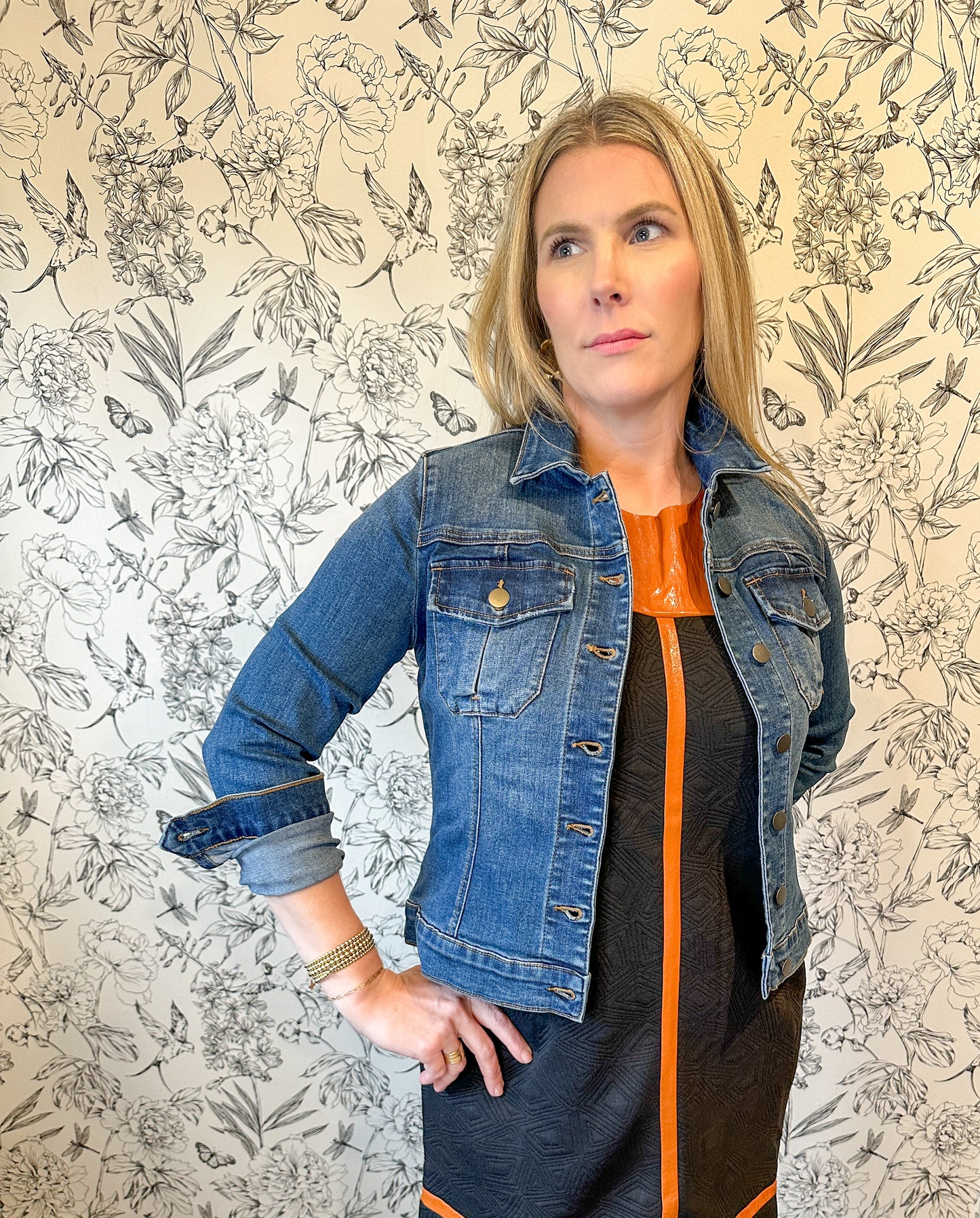 Amelia Denim Jacket - Best & Co. Boutique