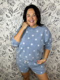 Z Supply denim star sweatshirt